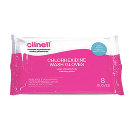 Clinell Washandje 2% Chlorhexydine