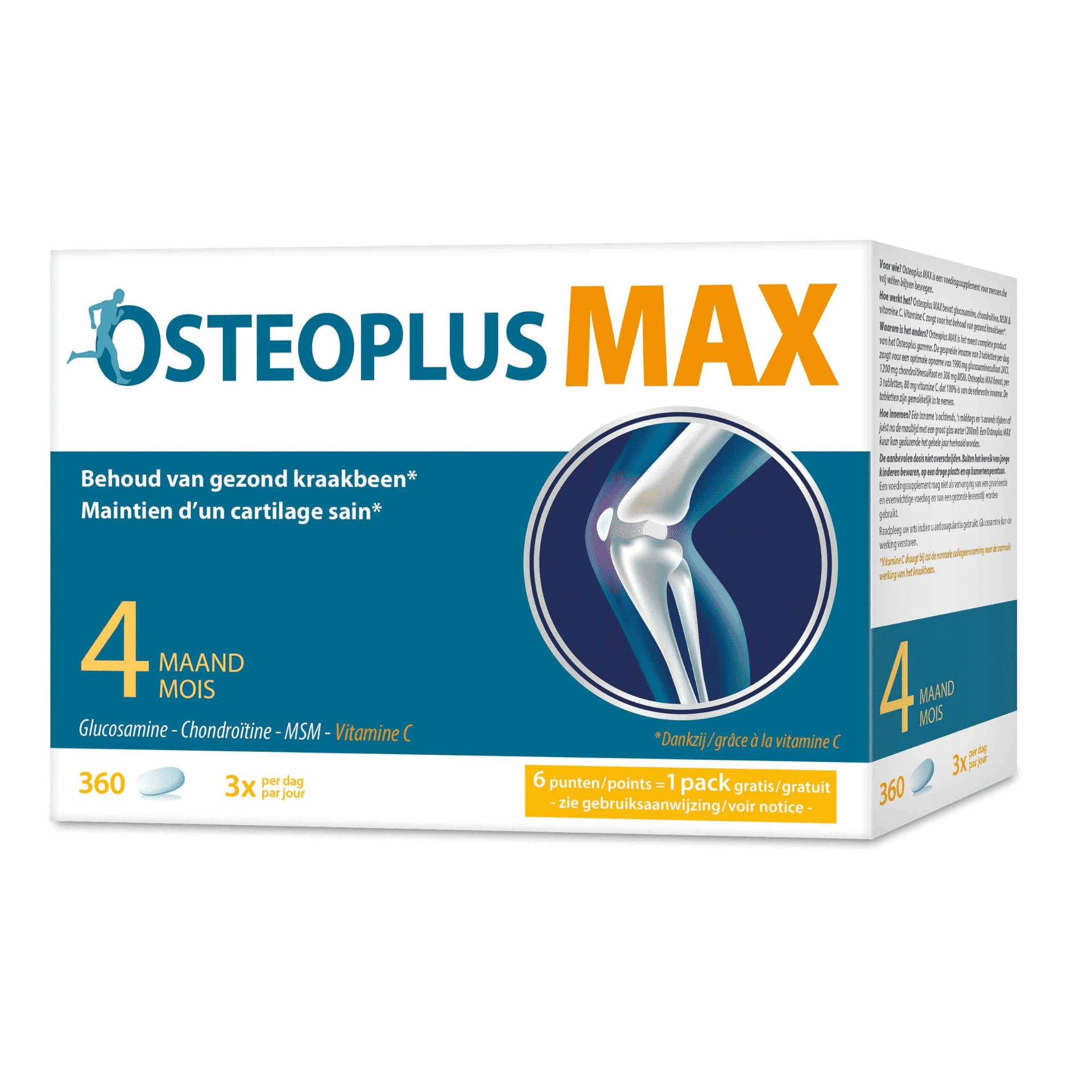 Osteoplus Max 4 Mois 360 comprimés