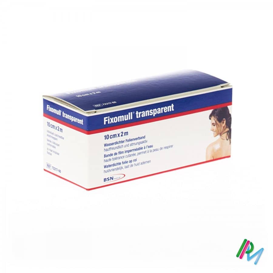 Fixomull Transparant Fixatieverband 10 cm x 2 m Fixomull Transparant Fixatieverband 10 cm x 2 m