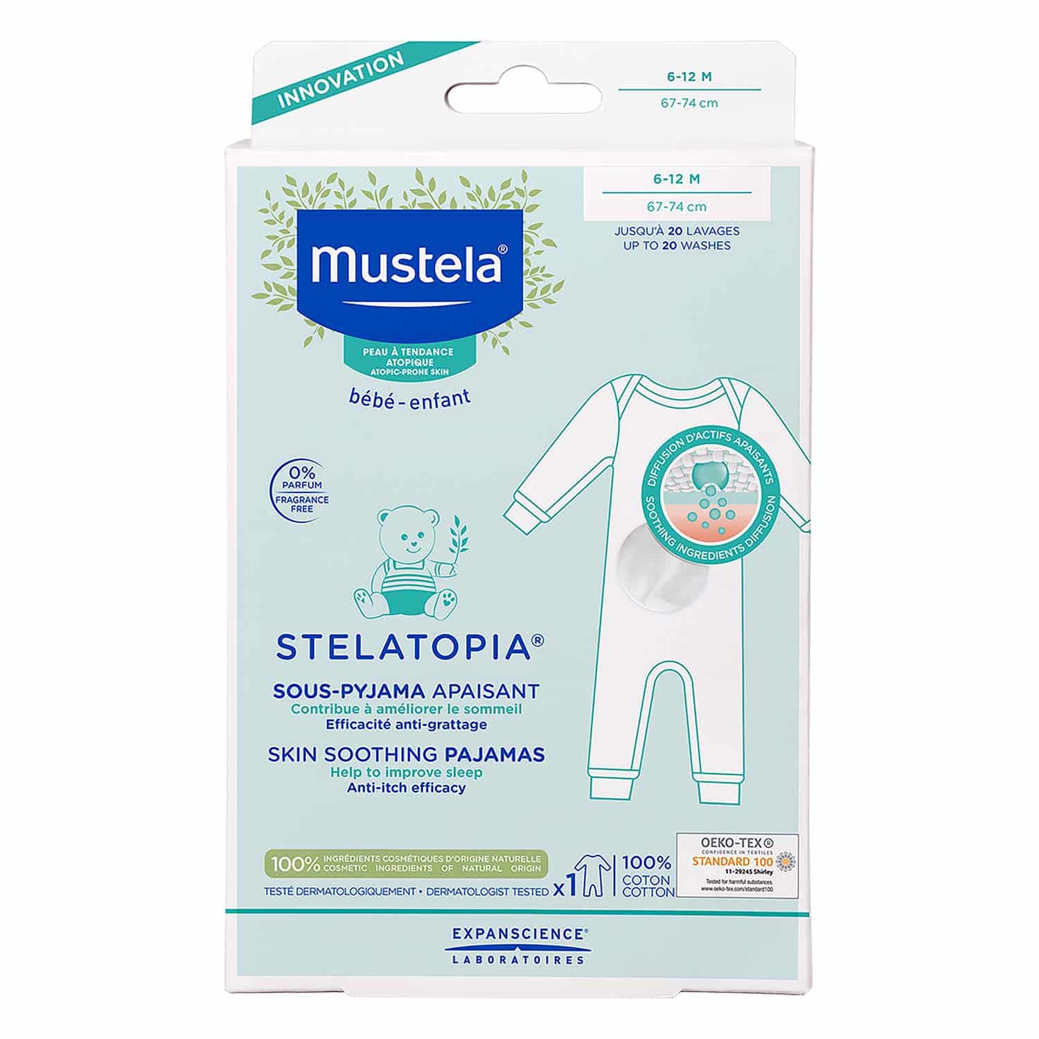 Mustela Stelatopia Verzachtend Ondergoed 6-12 Maanden