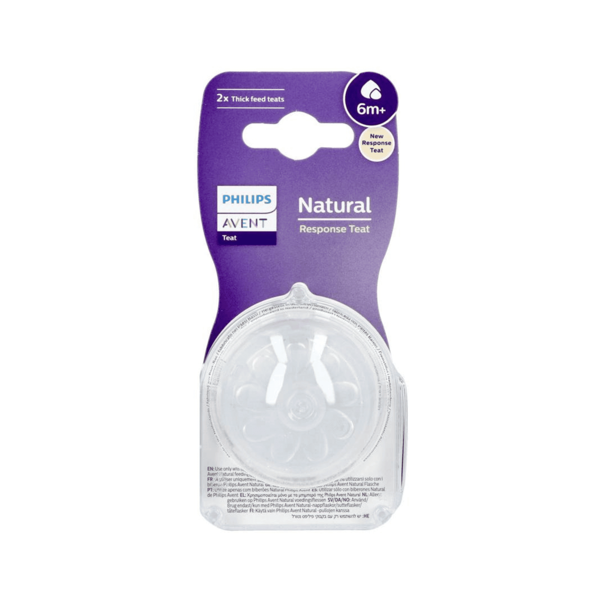 Philips Avent Natural 3.0 Zuigspeen +6m T6 Philips Avent Natural 3.0 Zuigspeen +6m T6