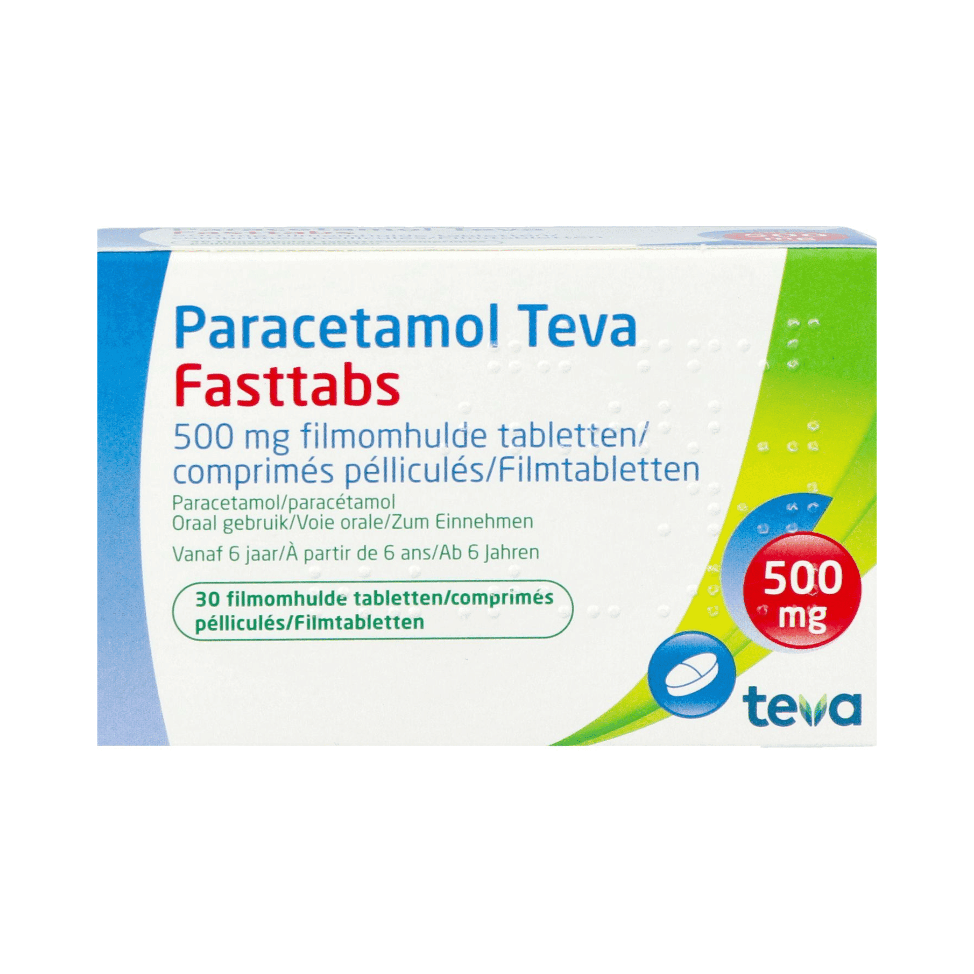 Paracetamol Teva Fasttabs Filmomh 