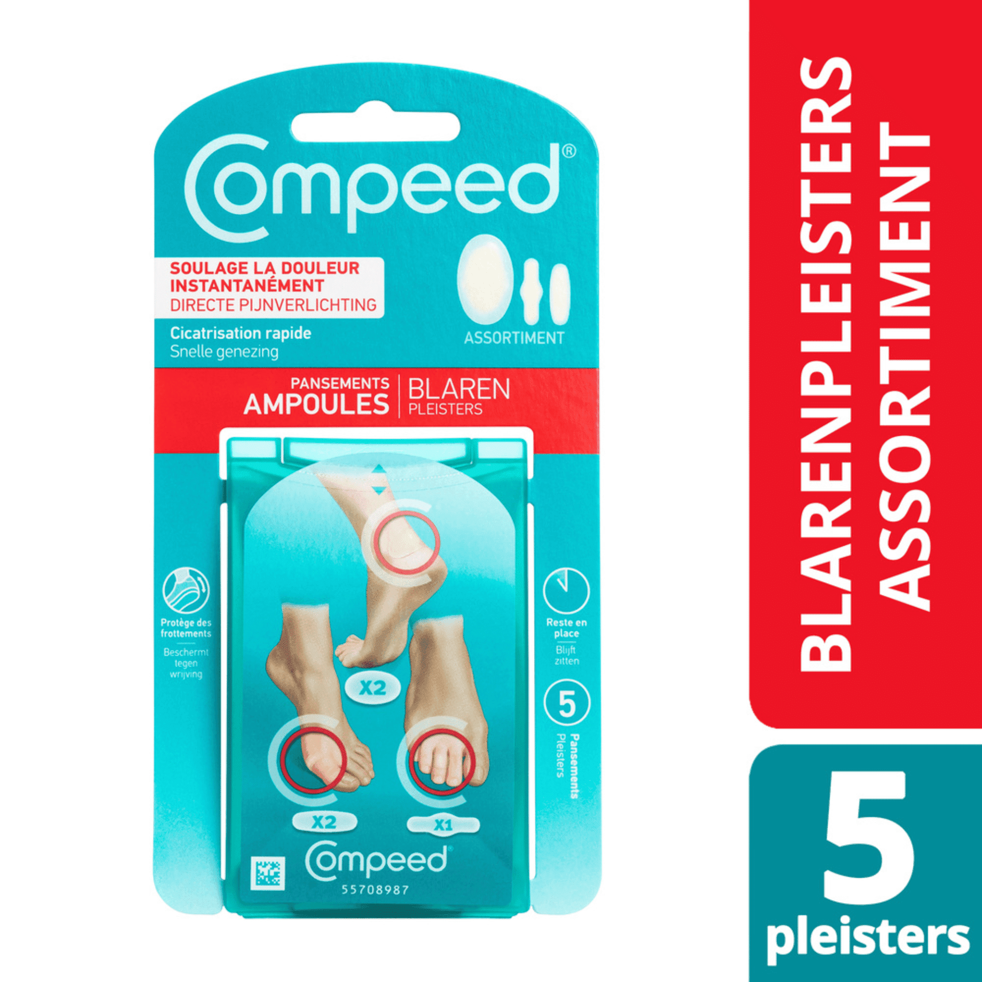 Compeed Blarenpleisters Assortiment Compeed Blarenpleisters Assortiment