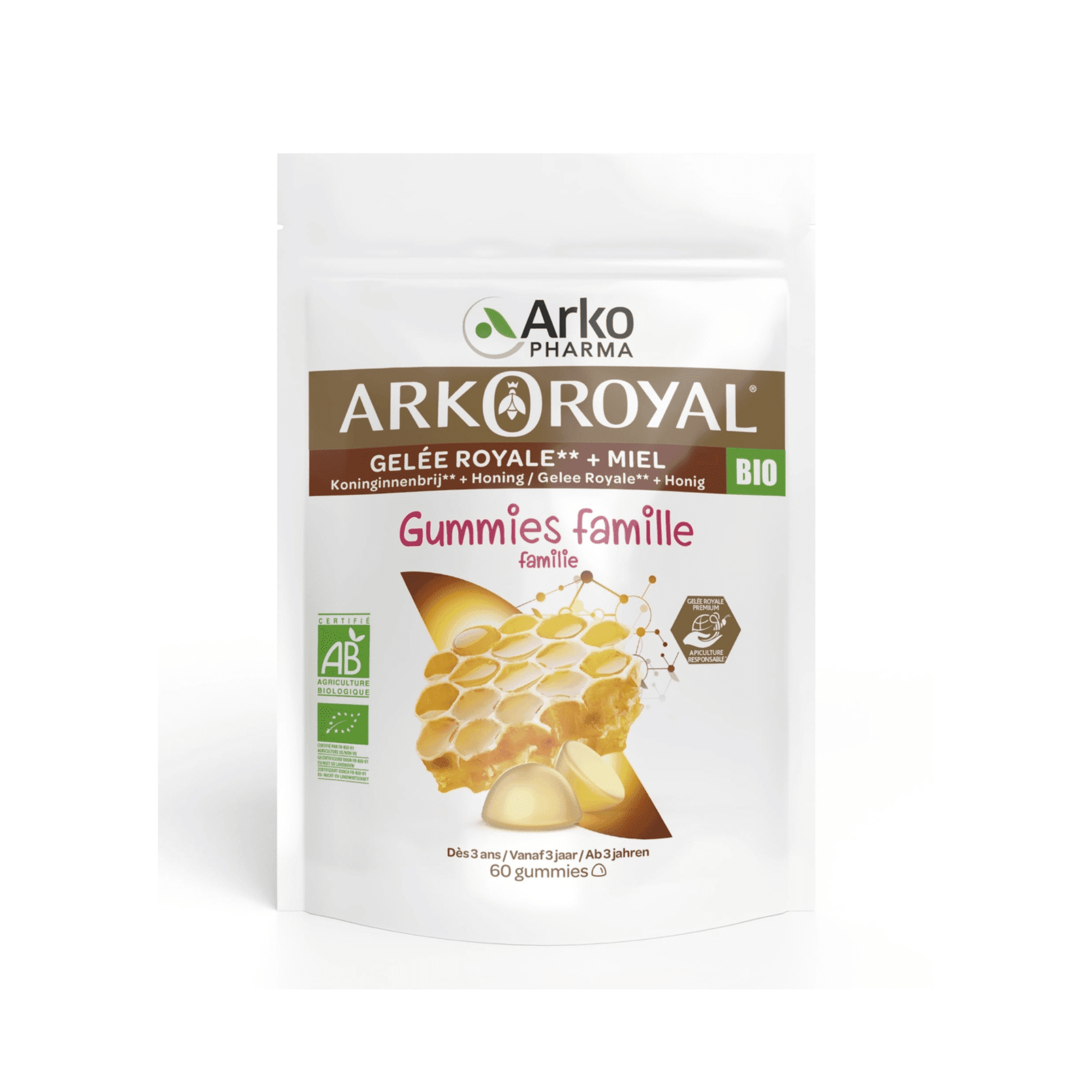 Arkoroyal Famille Bio Gommes 60