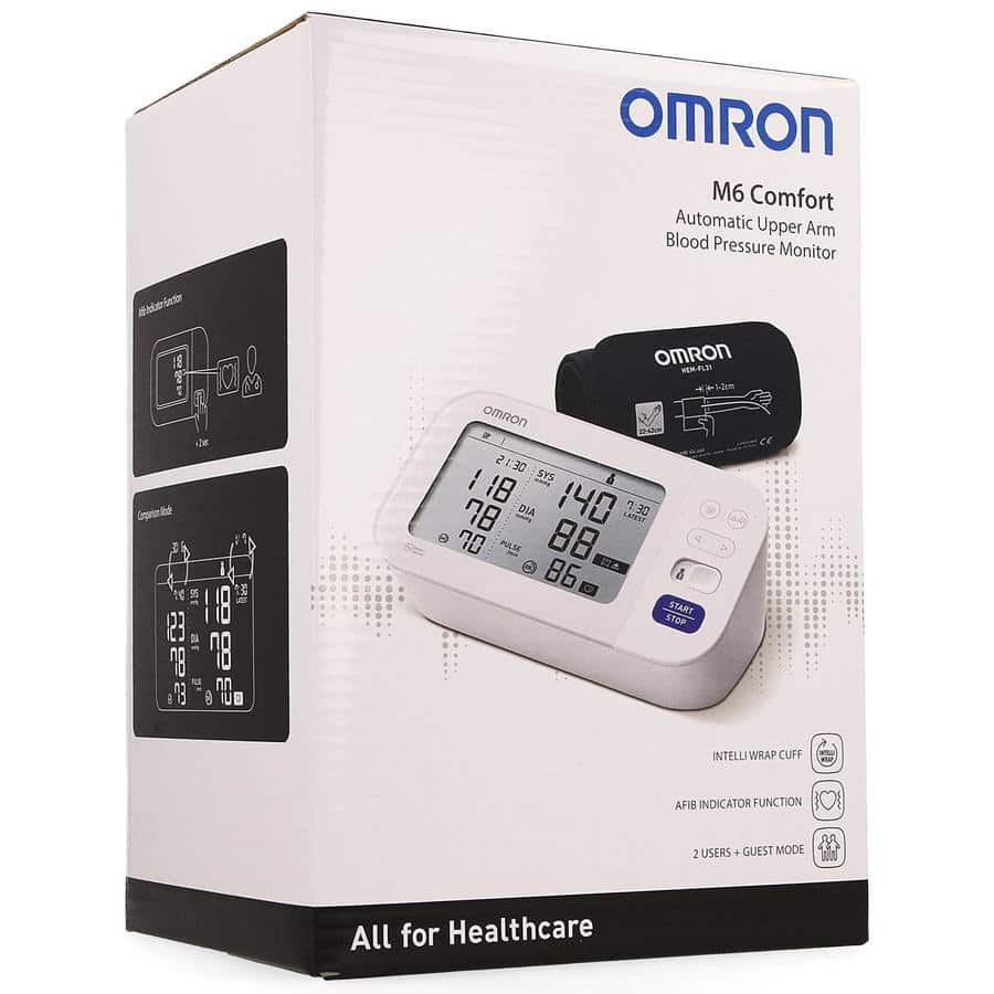 Omron M6 Comfort Bloeddrukmeter Arm Automatisch Omron M6 Comfort Bloeddrukmeter Arm Automatisch