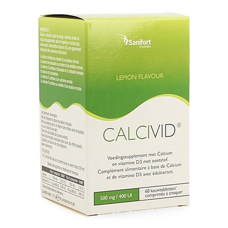Calcivid 500 mg/400 UI Citroen Calcivid 500 mg/400 UI Citroen