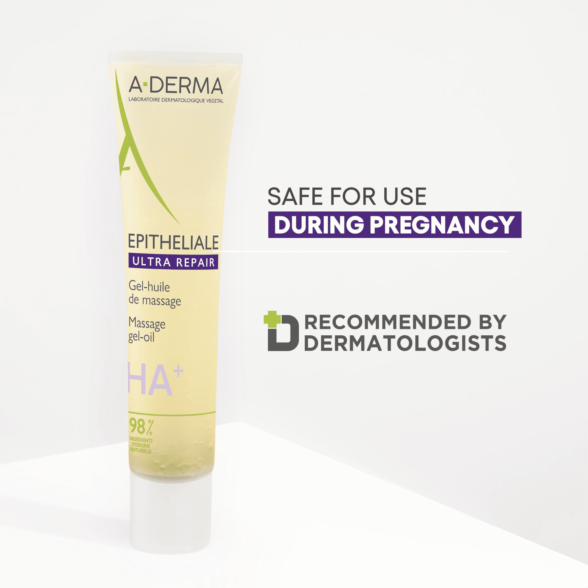 A-Derma Epitheliale Ultra Repair HA+ Massage Gel-Olie