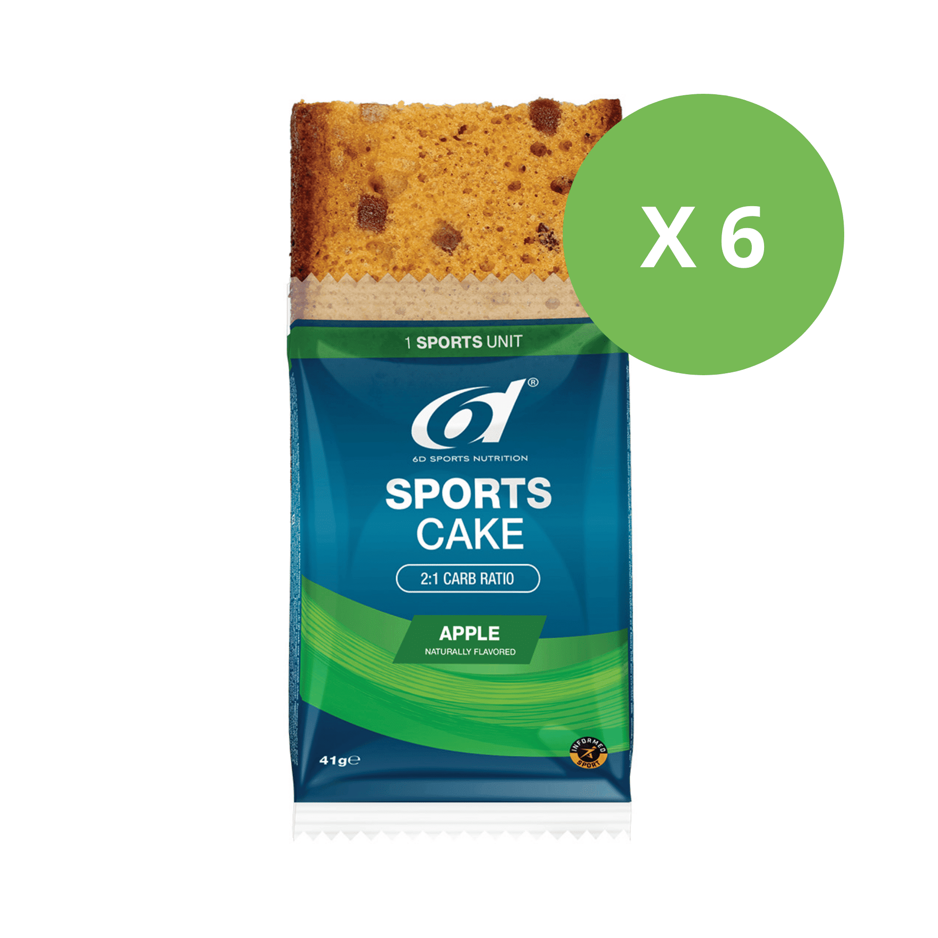 6d Sports Cake Apple 6x41g