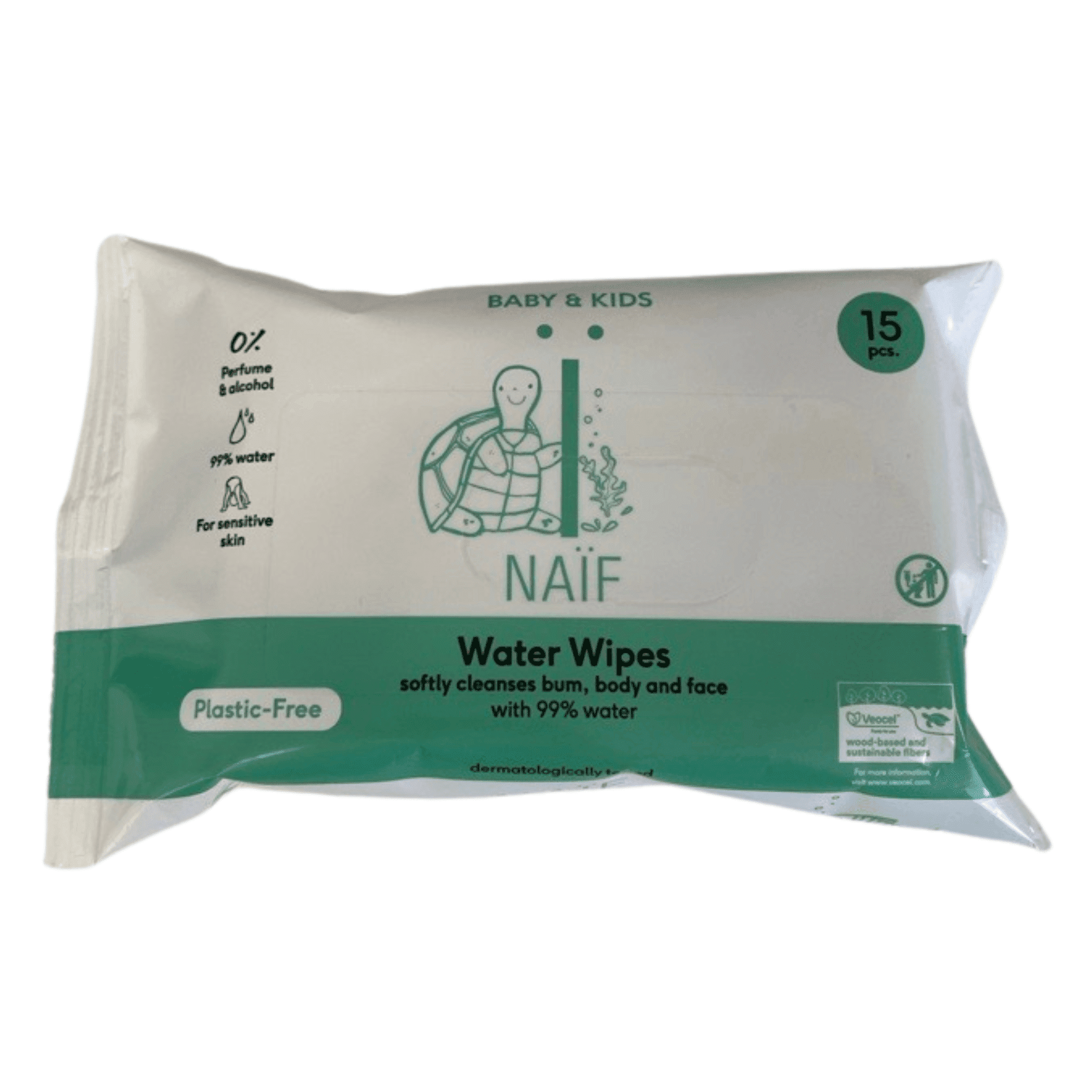 Naïf Baby & Kids Plasticvrije Billendoekjes Naïf Baby & Kids Plasticvrije Billendoekjes