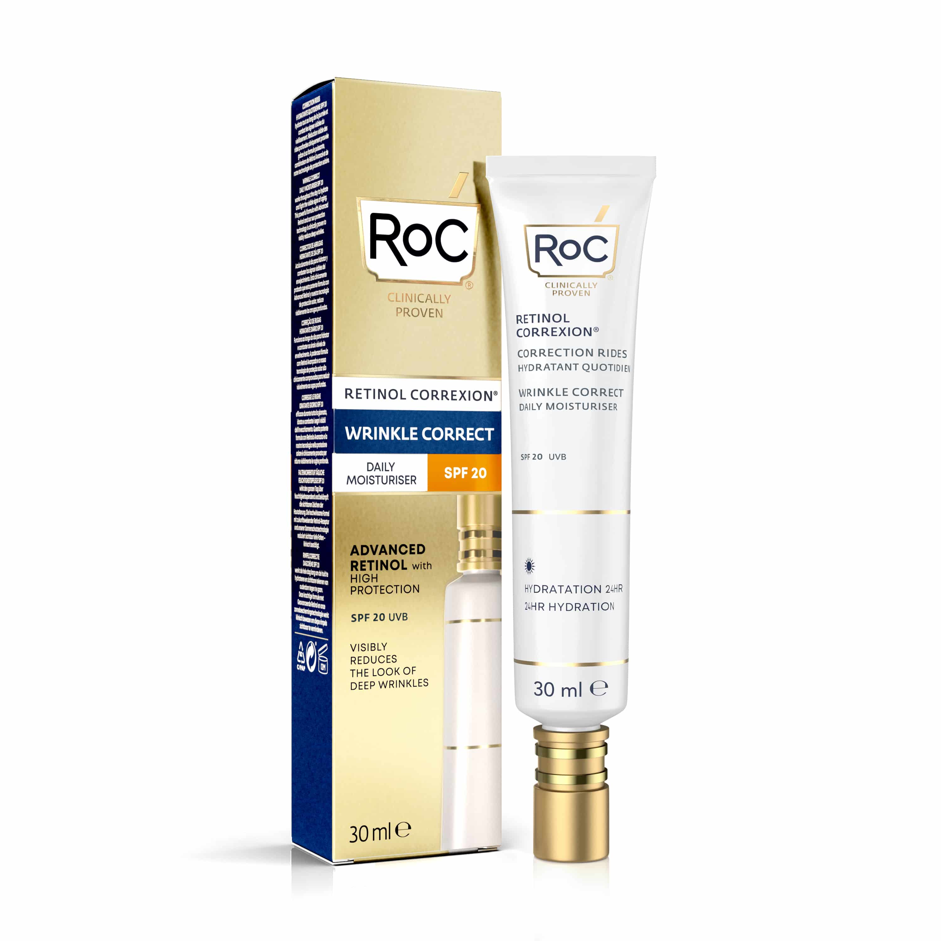 RoC Retinol Correxion Wrinkle Correct Daily Moisturiser SPF20 RoC Retinol Correxion Wrinkle Correct Daily Moisturiser SPF20