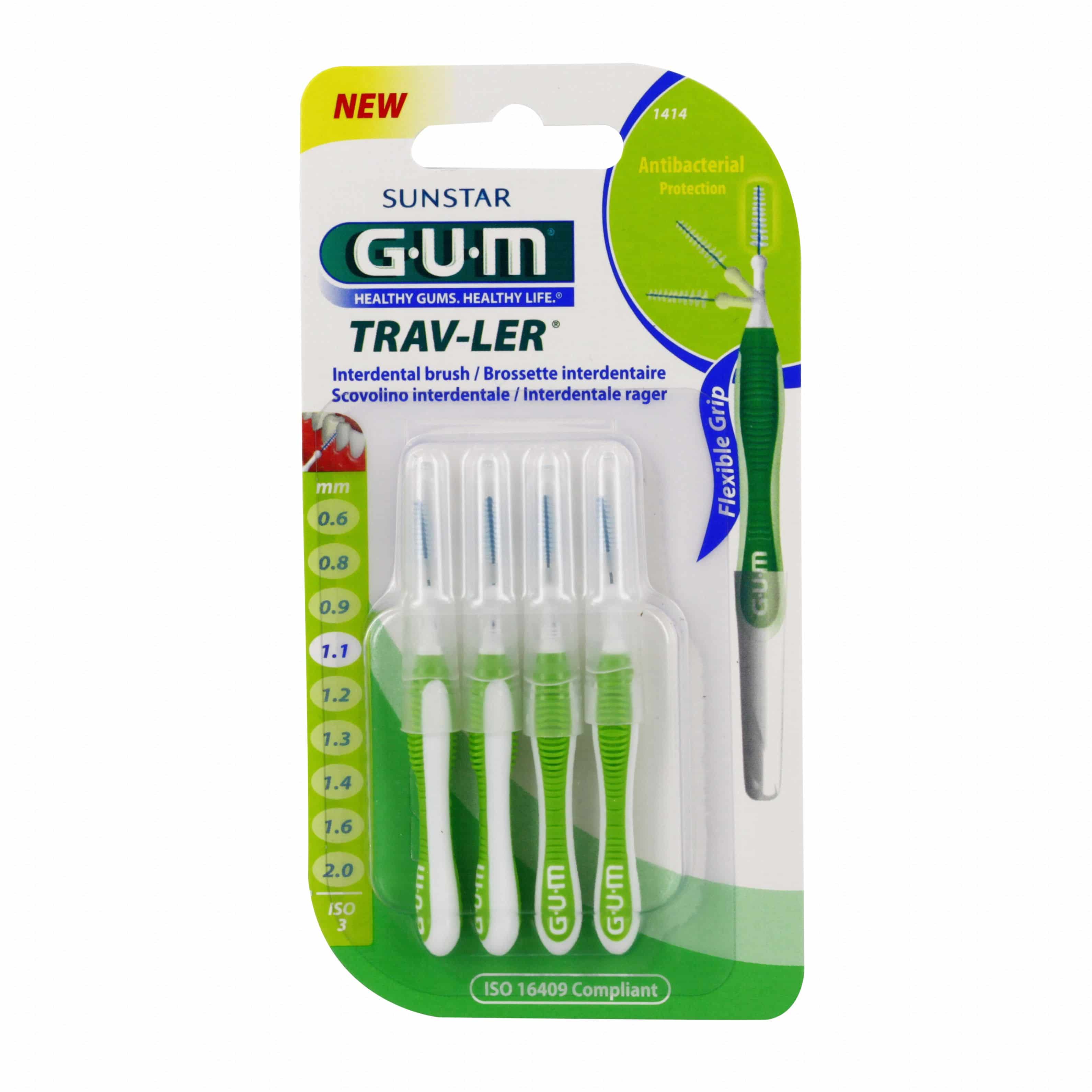 Gum Travler Interdental Brush 1,1 mm