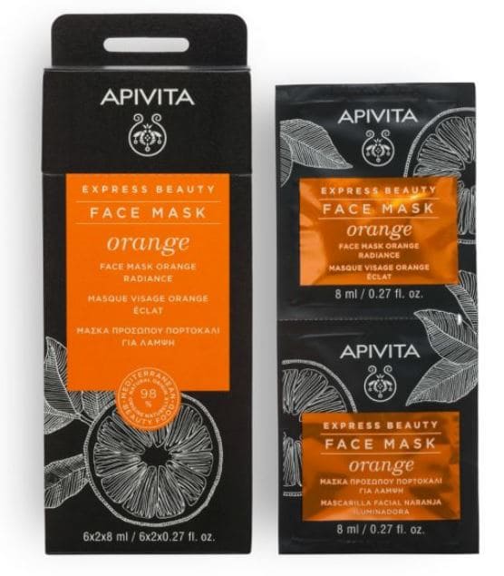 Apivita Express Beauty Face Mask Sinaasappel