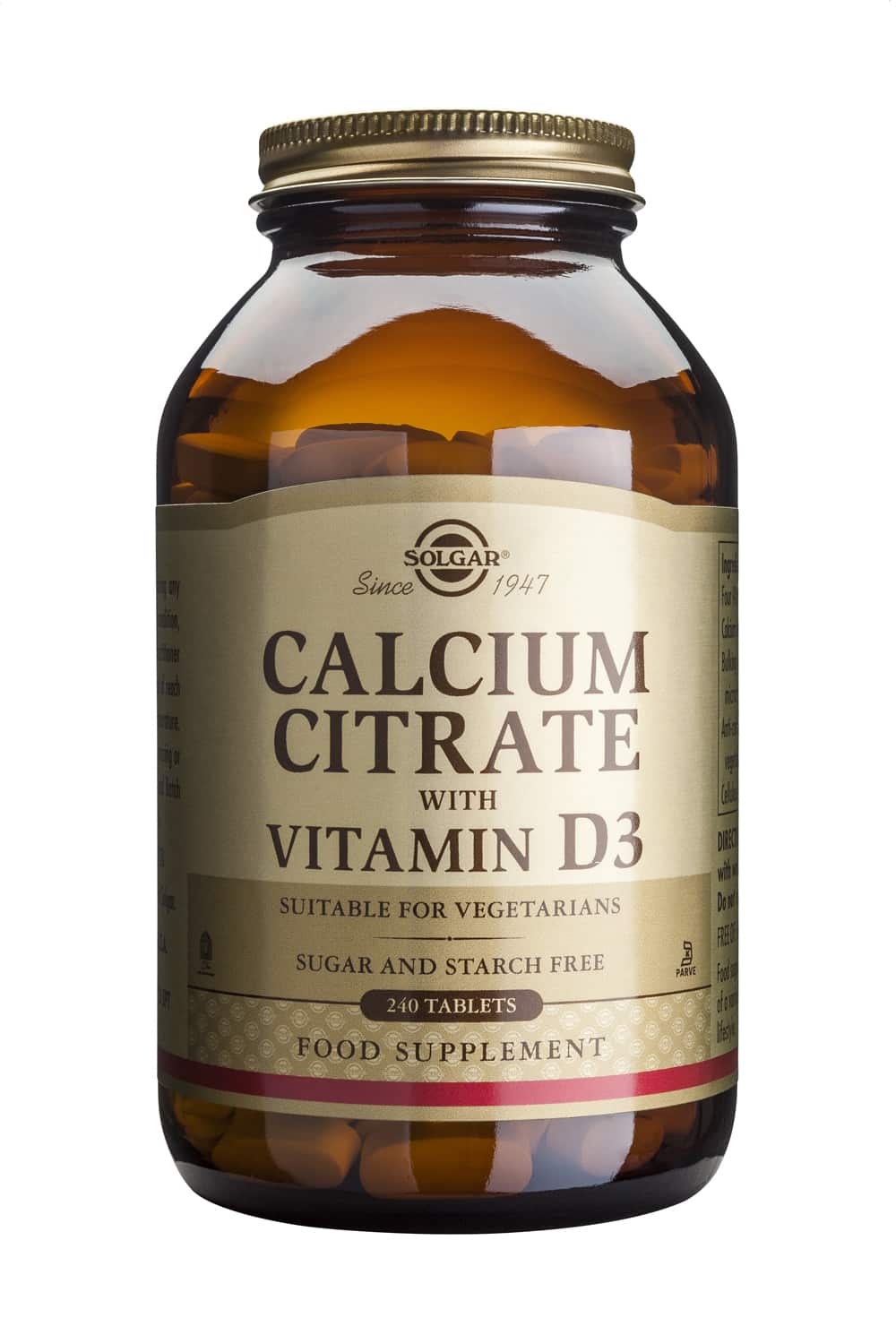 Solgar Calcium Citrate with Vitamine D-3