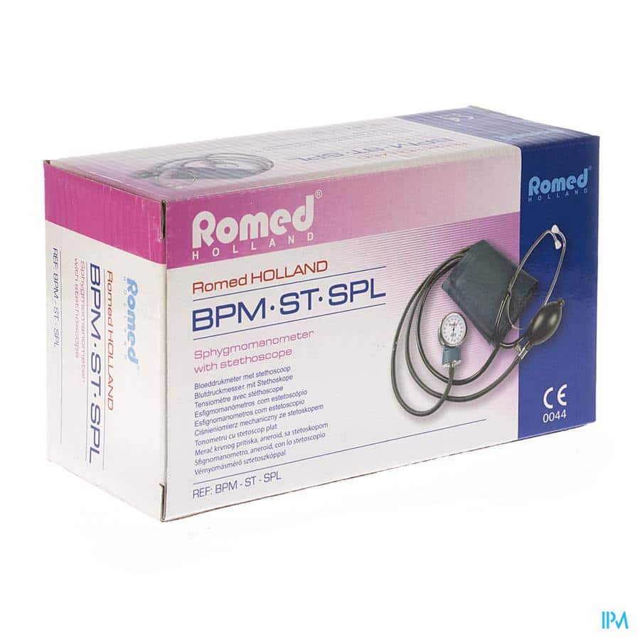 Romed Pontos Bloeddrukmeter + Stethoscoop Romed Pontos Bloeddrukmeter + Stethoscoop