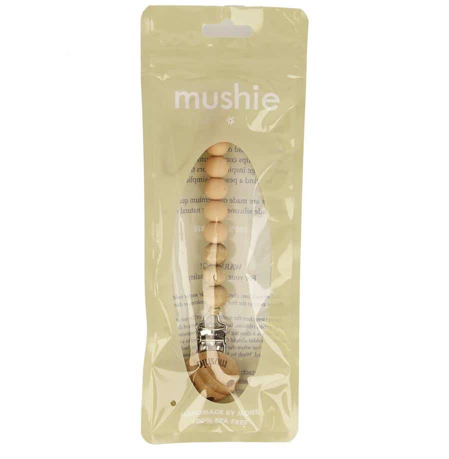 Bibs Mushie Fopspeenketting Blush Bibs Mushie Fopspeenketting Blush