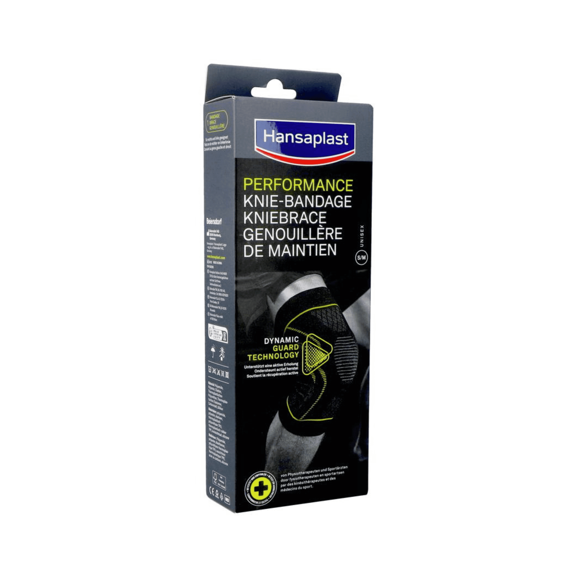 Hansaplast Bandage Sport Genou Noir