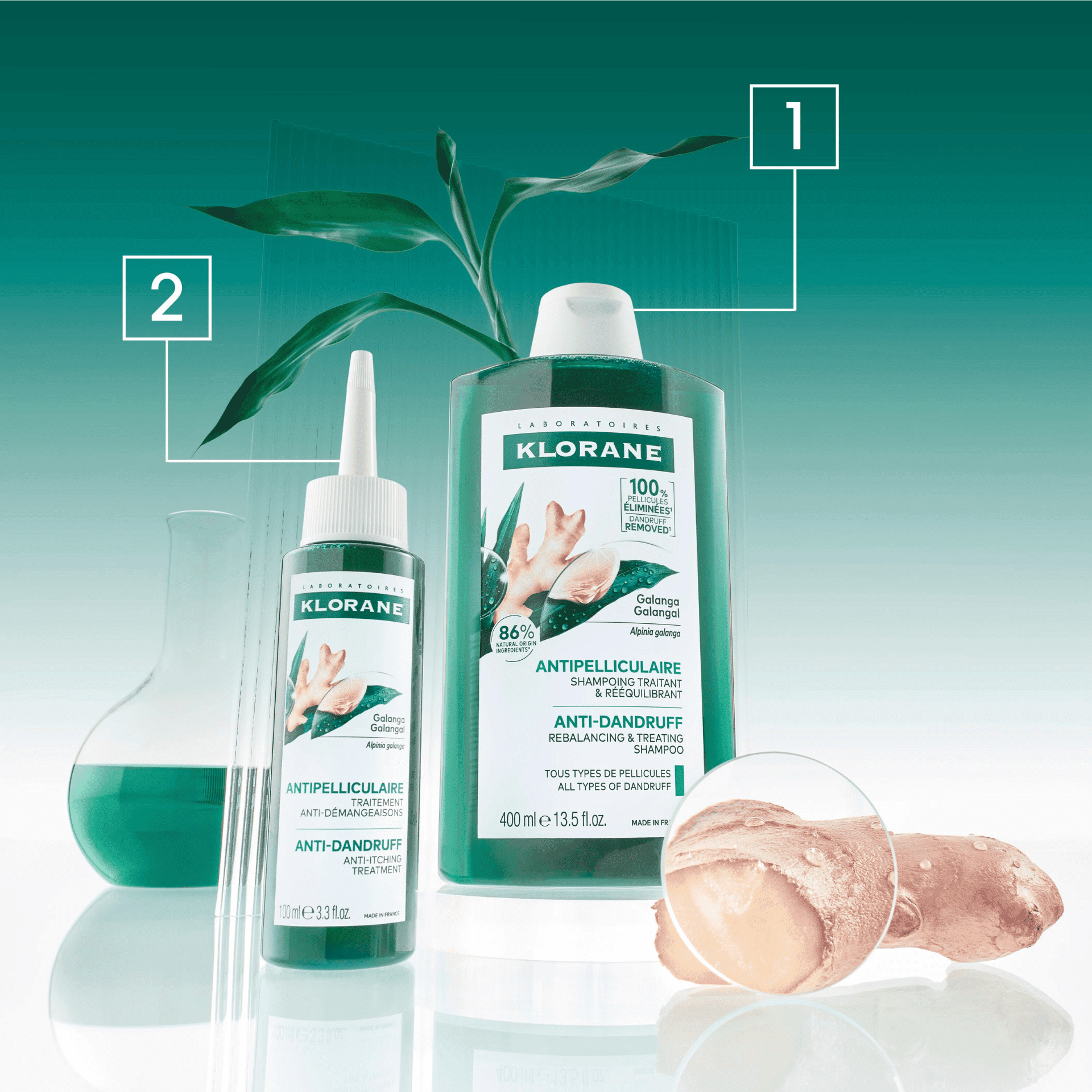 Klorane Galanga Antiroosverzorging tegen Jeuk