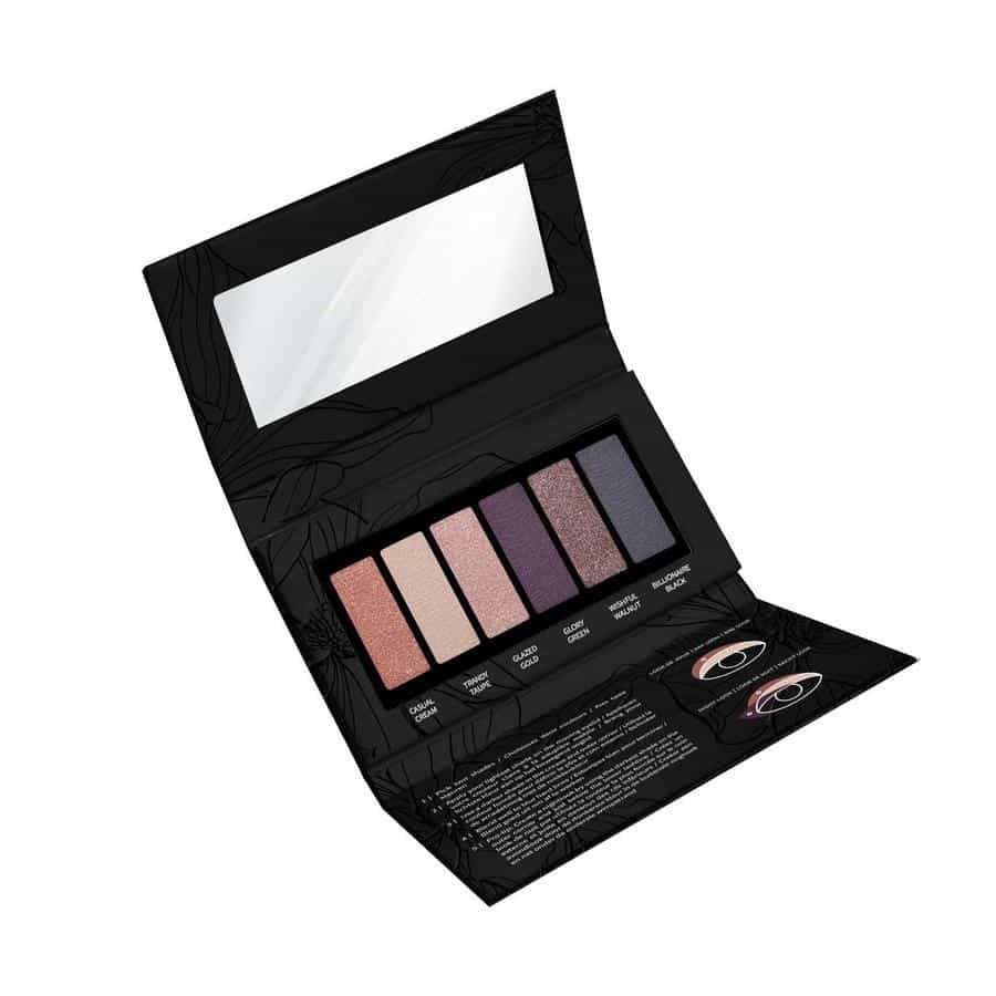 Les Couleurs De Noir Soft Touch Eyeshadow Palette Tuscany Rose 01