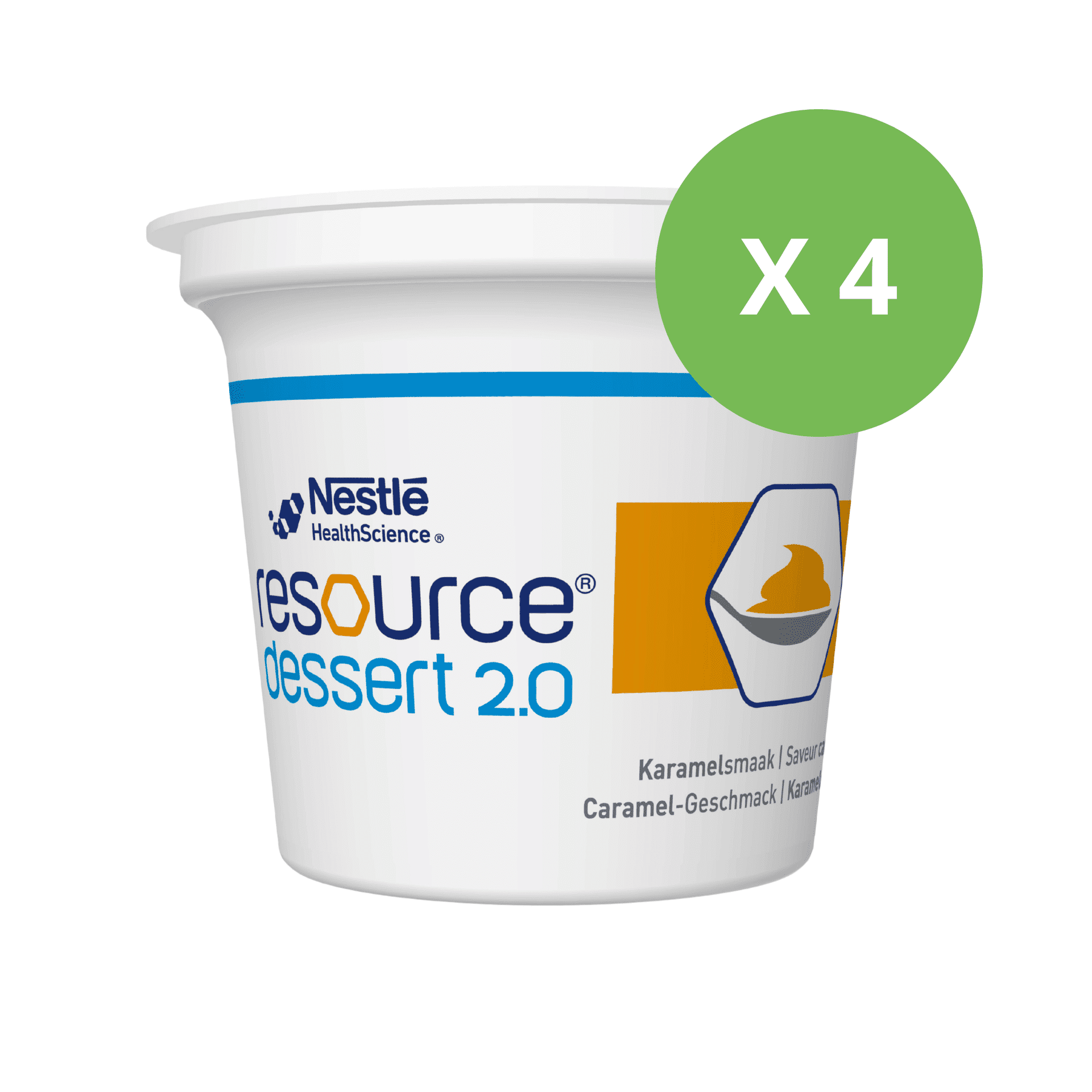 Nestlé Resource Dessert 2.0 4 x 125 g Nestlé Resource Dessert 2.0 4 x 125 g