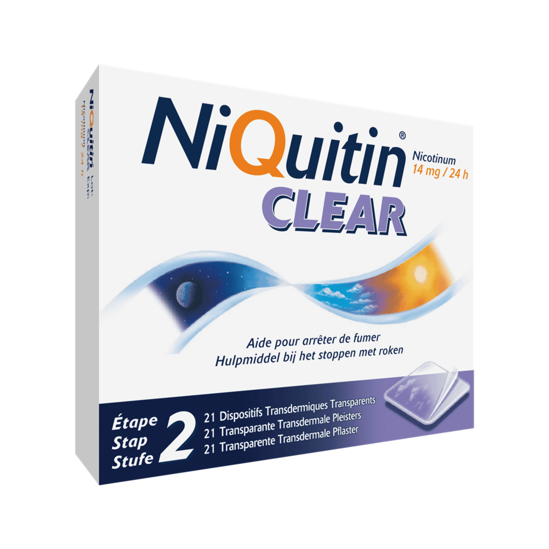NiQuitin Clear Patches 14 mg NiQuitin Clear Patches 14 mg