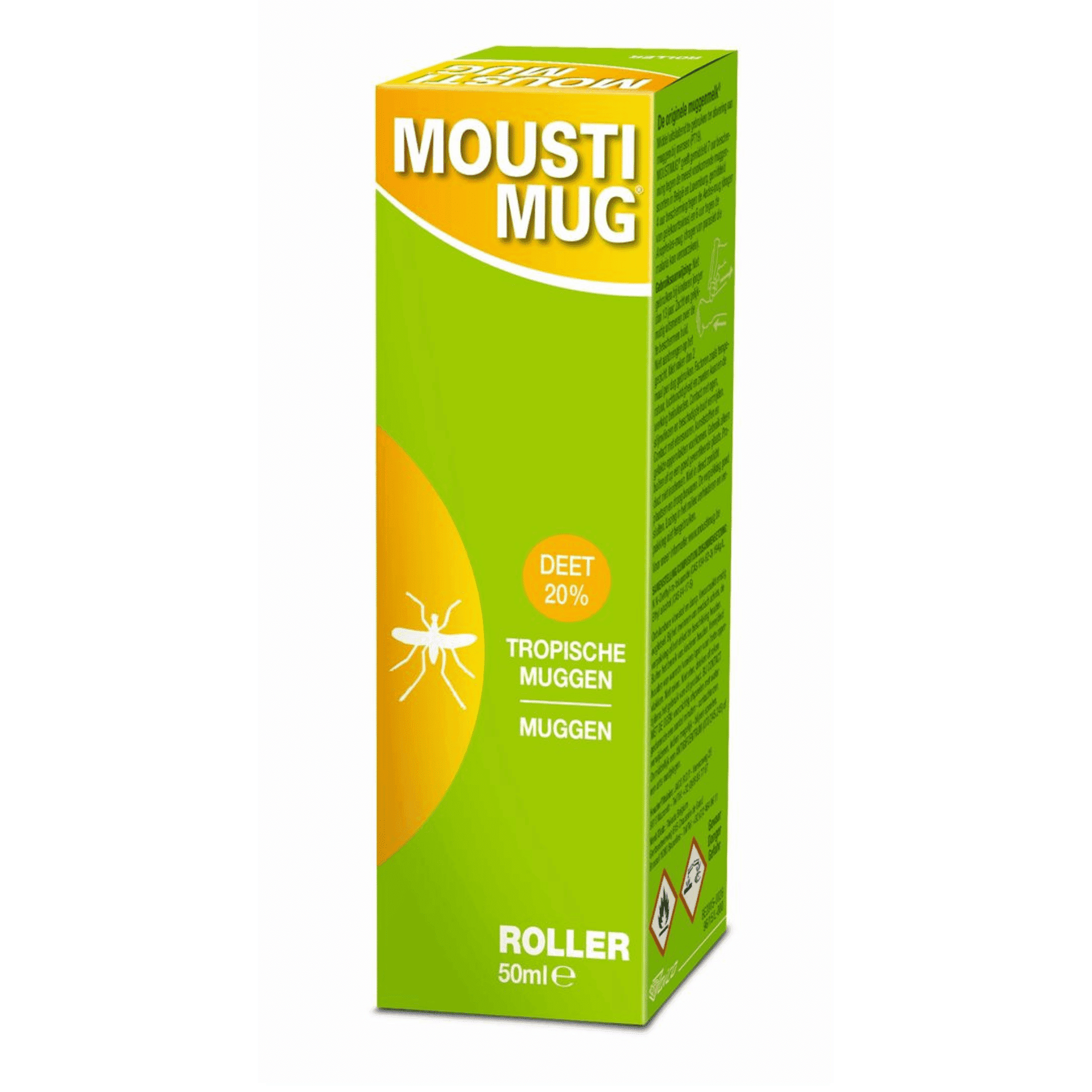 Moustimug 20% DEET Roller