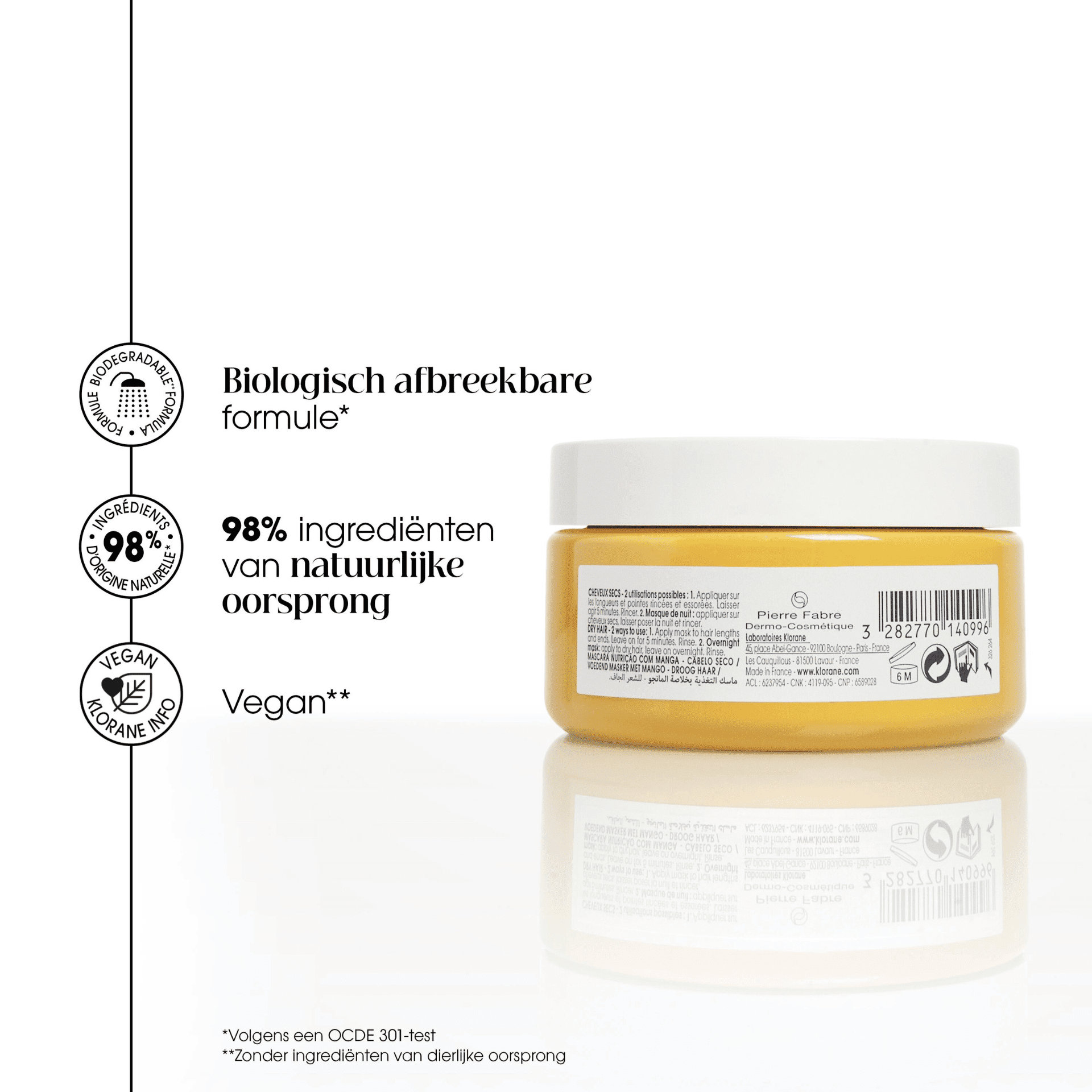 Klorane Mango Voedend Masker