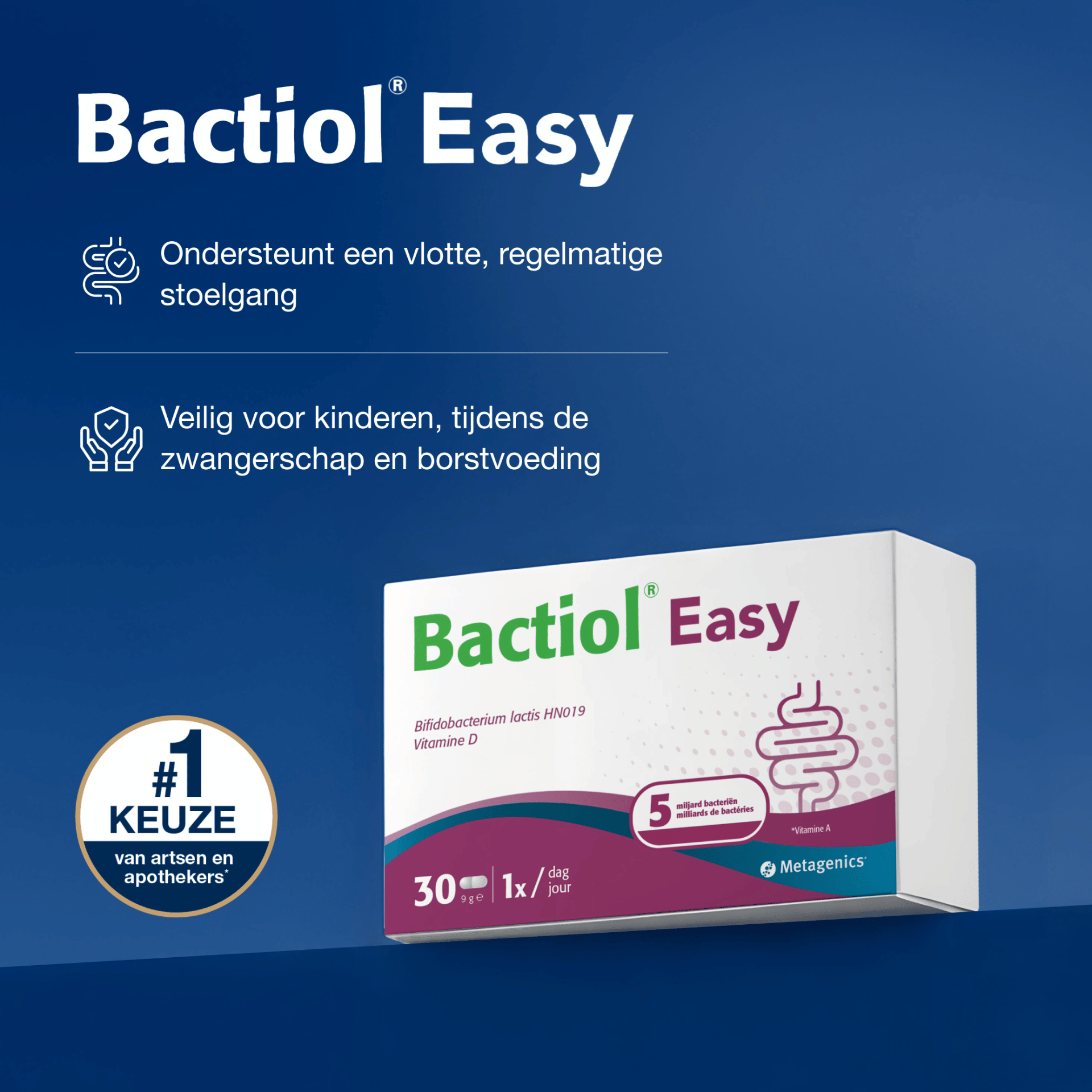 Bactiol Easy Caps 60 Metagenics