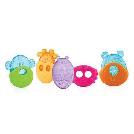 Nuby Bijtring Ice-Gel + Beschermhoes 3+ Nuby Bijtring Ice-Gel + Beschermhoes 3+