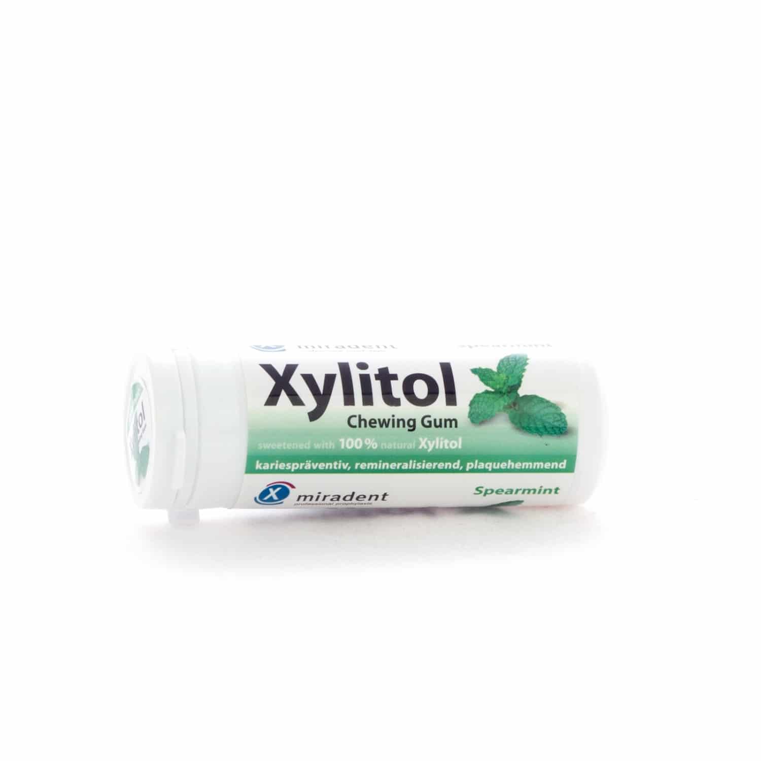 Miradent Kauwgom Xylitol Groene Munt Miradent Kauwgom Xylitol Groene Munt