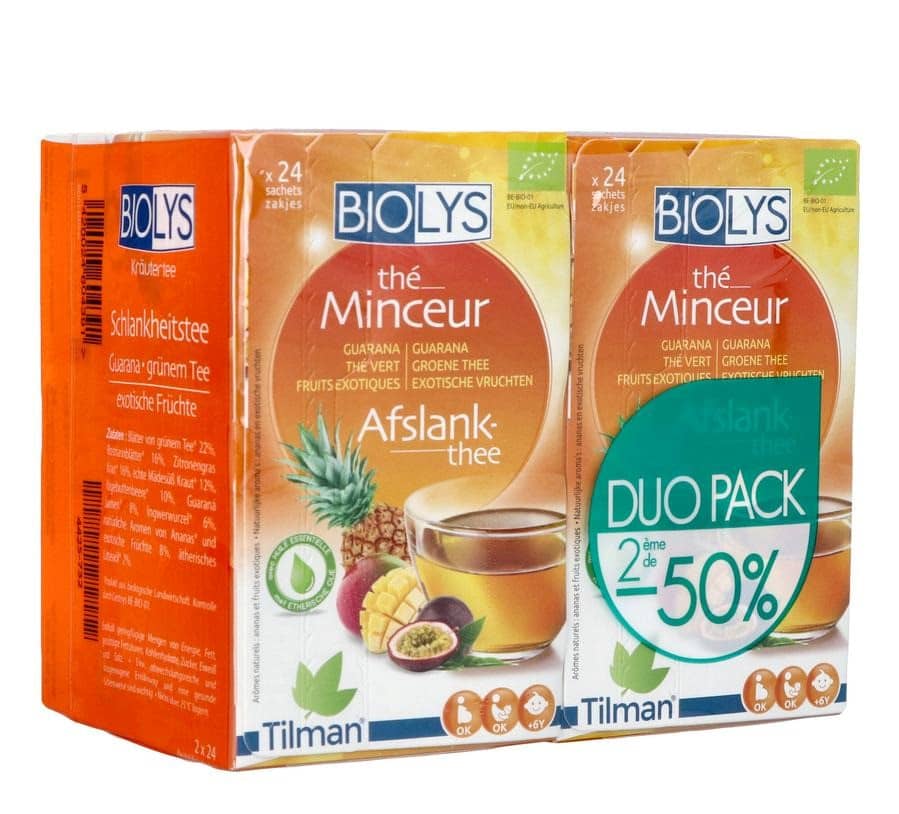 Biolys Guarana Groene Thee Exotische vruchten duopack Biolys Guarana Groene Thee Exotische vruchten duopack