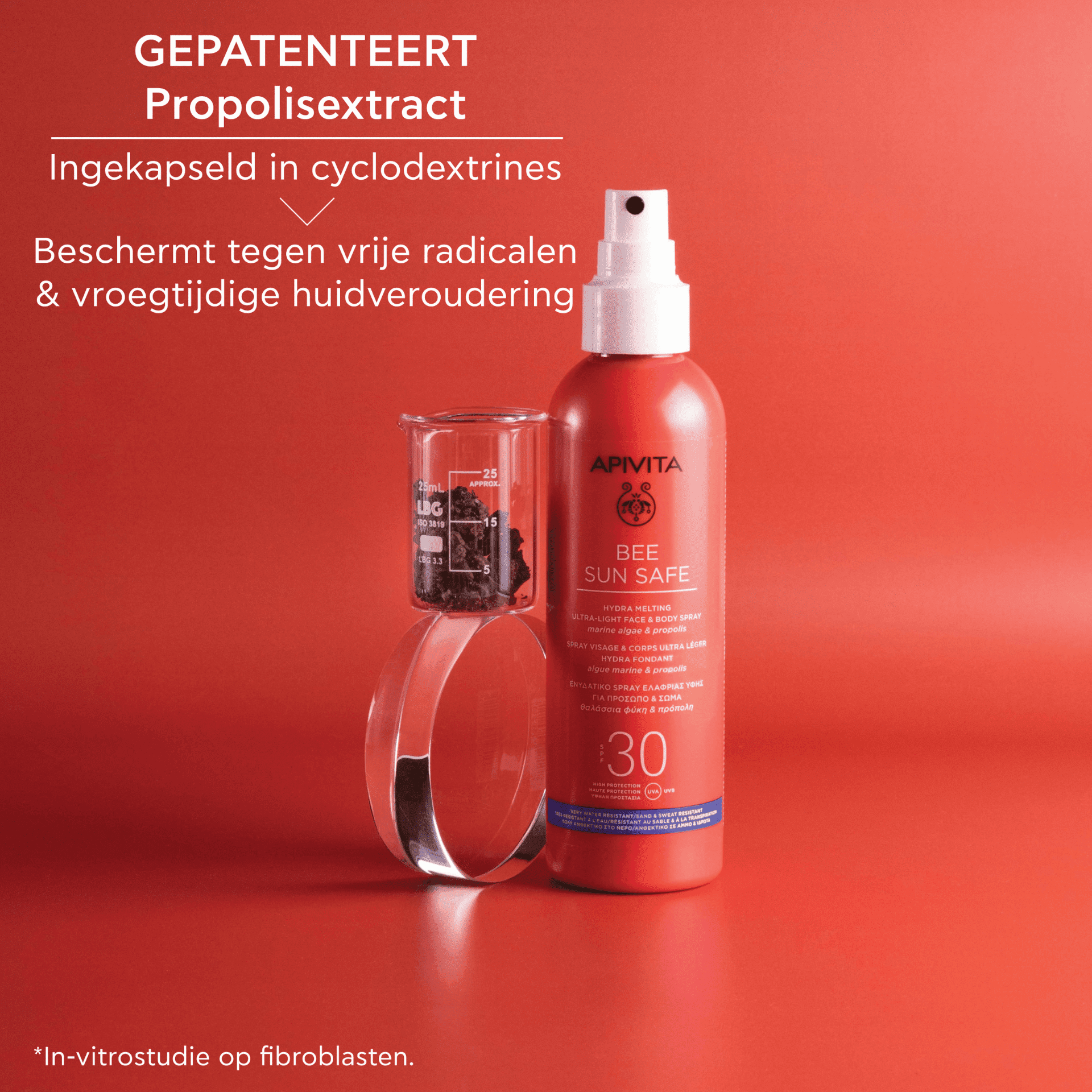Apivita Bee Sun Safe Hydra Ultralichte Smeltende Spray voor Gezicht en Lichaam SPF 30