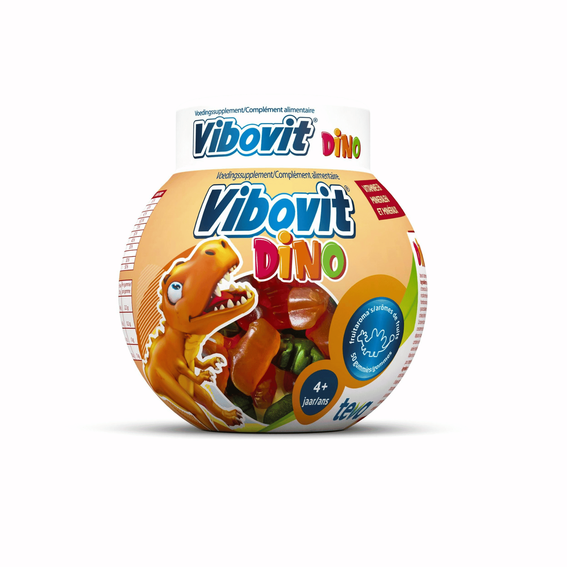 Vibovit Junior 4+ Dinio Gommes 50