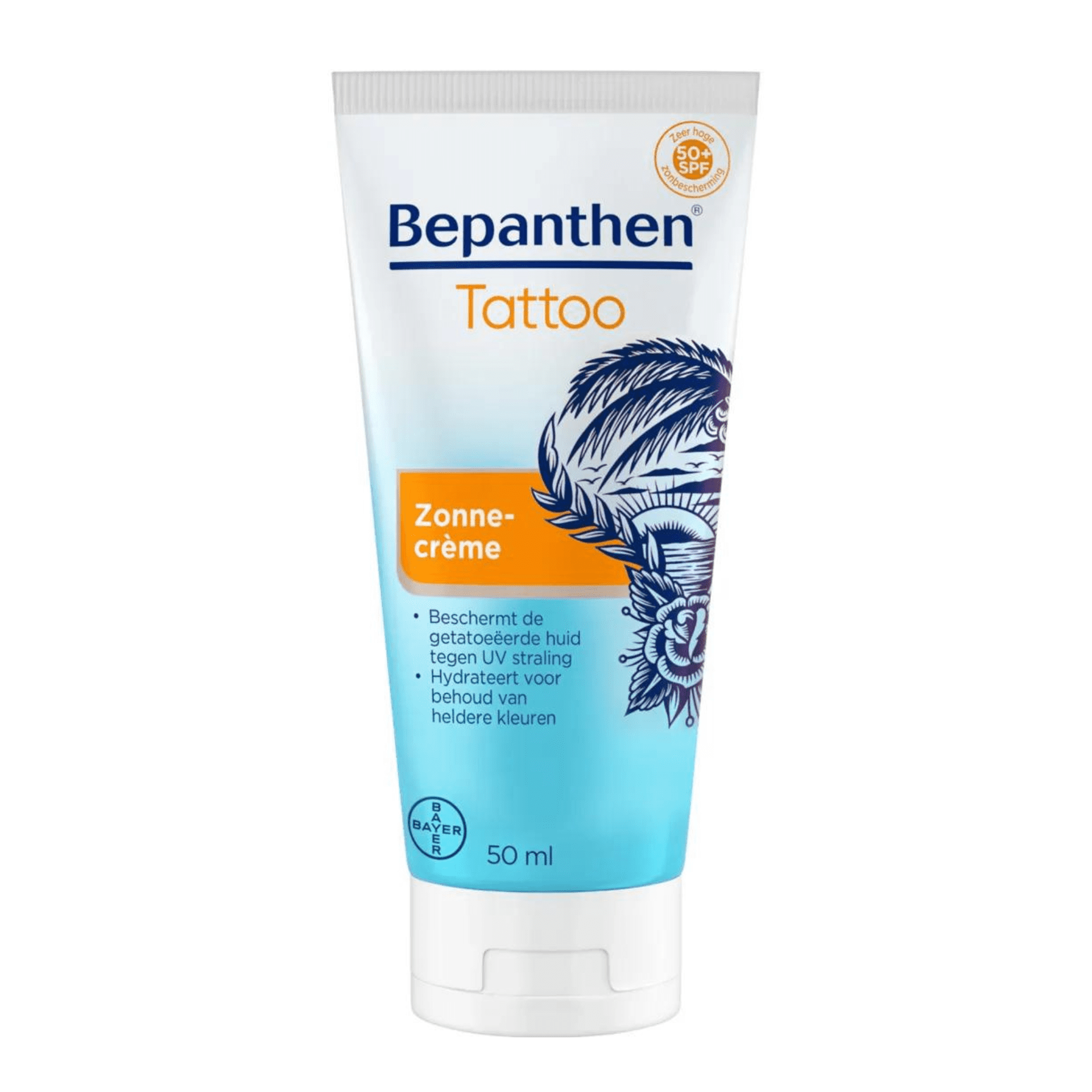 Bepanthen Tattoo Creme Solaire Tube 50ml Bepanthen Tattoo Creme Solaire Tube 50ml