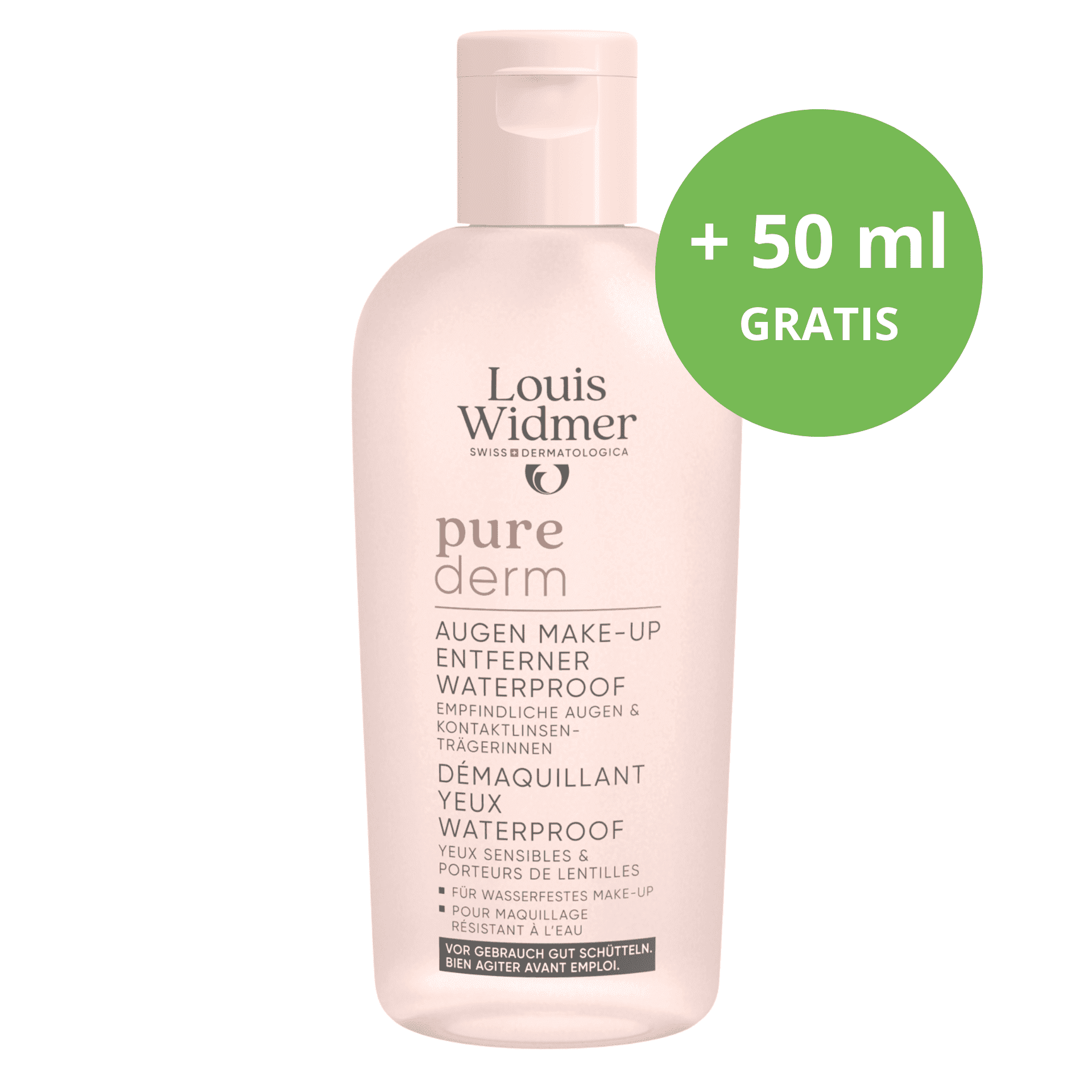 Louis Widmer Purederm Oogmake-upreiniging Waterproof Louis Widmer Purederm Oogmake-upreiniging Waterproof