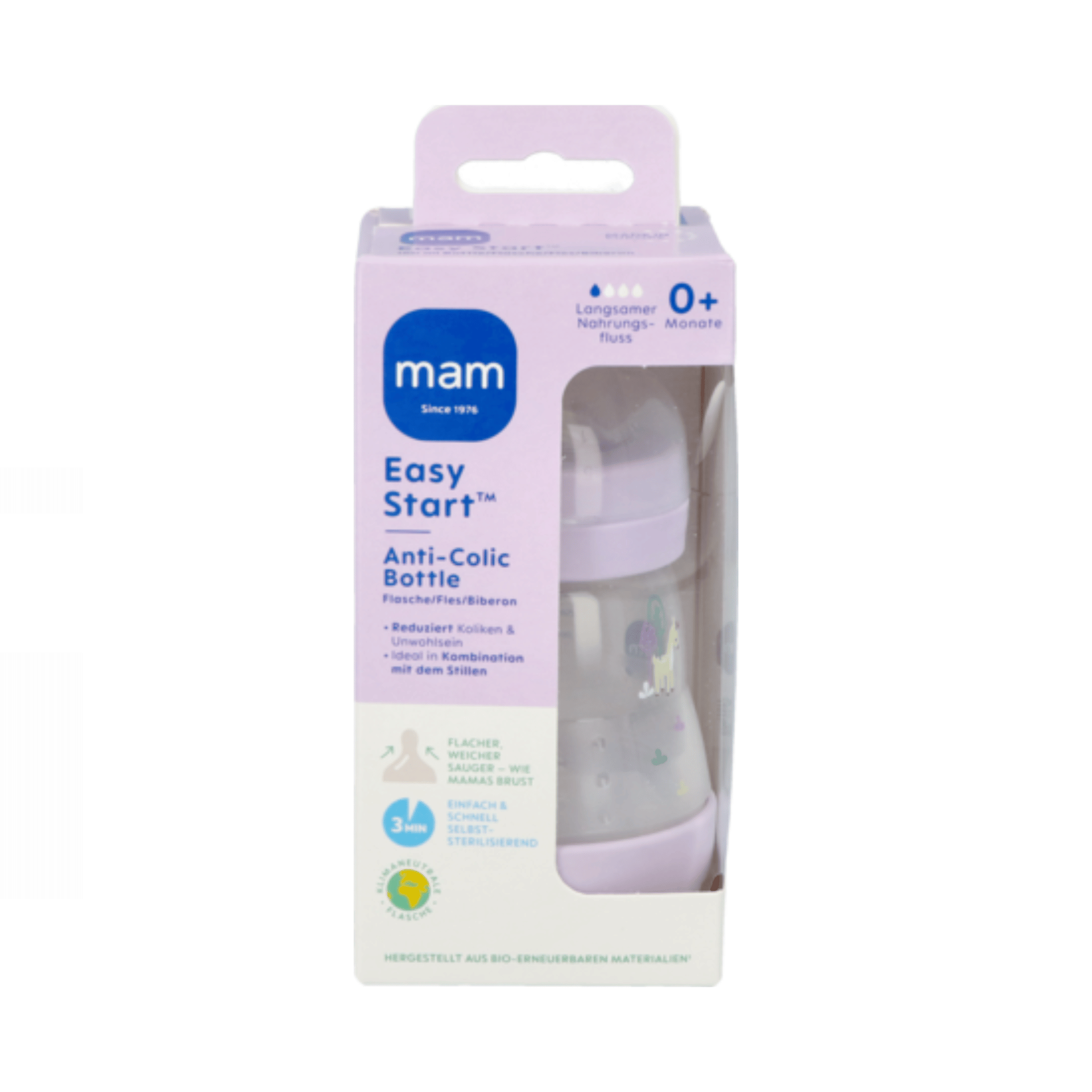 Mam Zuigfles Easy Start Anti-Colic Matt 160 ml Mam Zuigfles Easy Start Anti-Colic Matt 160 ml