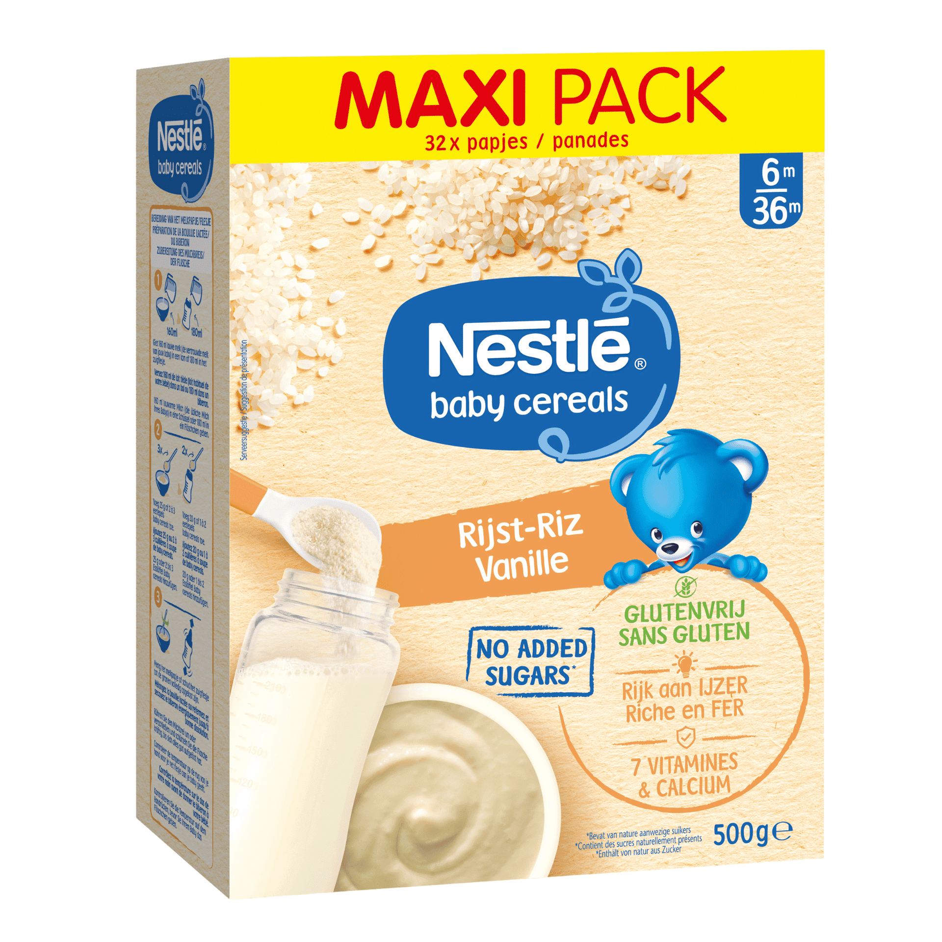 Nestlé Baby Cereals Rijst-Vanille Nestlé Baby Cereals Rijst-Vanille