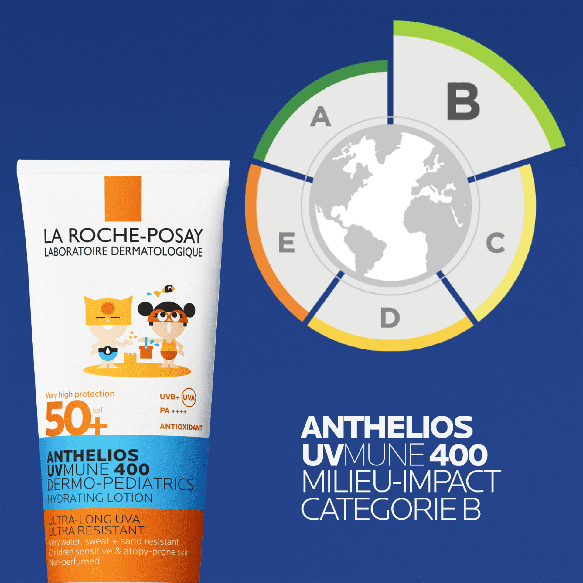 La Roche-Posay Anthelios UVMune400 Dermo-Pediatrics Hydraterende Melk SPF 50+ La Roche-Posay Anthelios UVMune400 Dermo-Pediatrics Hydraterende Melk SPF 50+