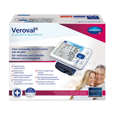 Hartmann Veroval Bloeddrukmeter Pols Hartmann Veroval Bloeddrukmeter Pols