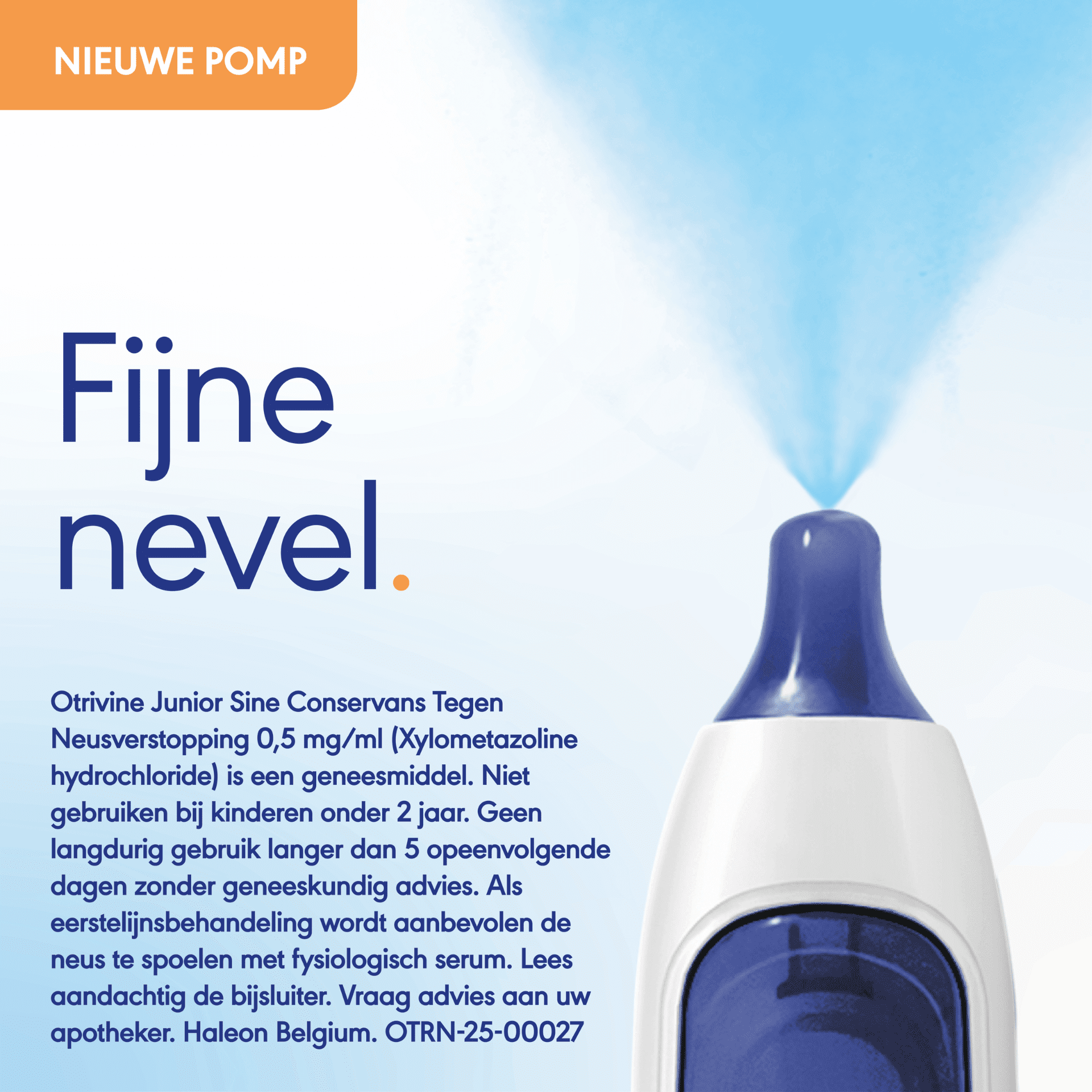 Otrivine Junior Sine Conservans Décongestionnant 0,5 mg/ml