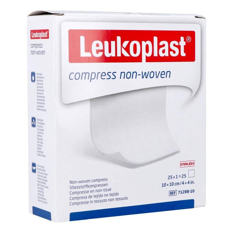 Leukoplast Compress N/woven St. 10cmx10cm 25