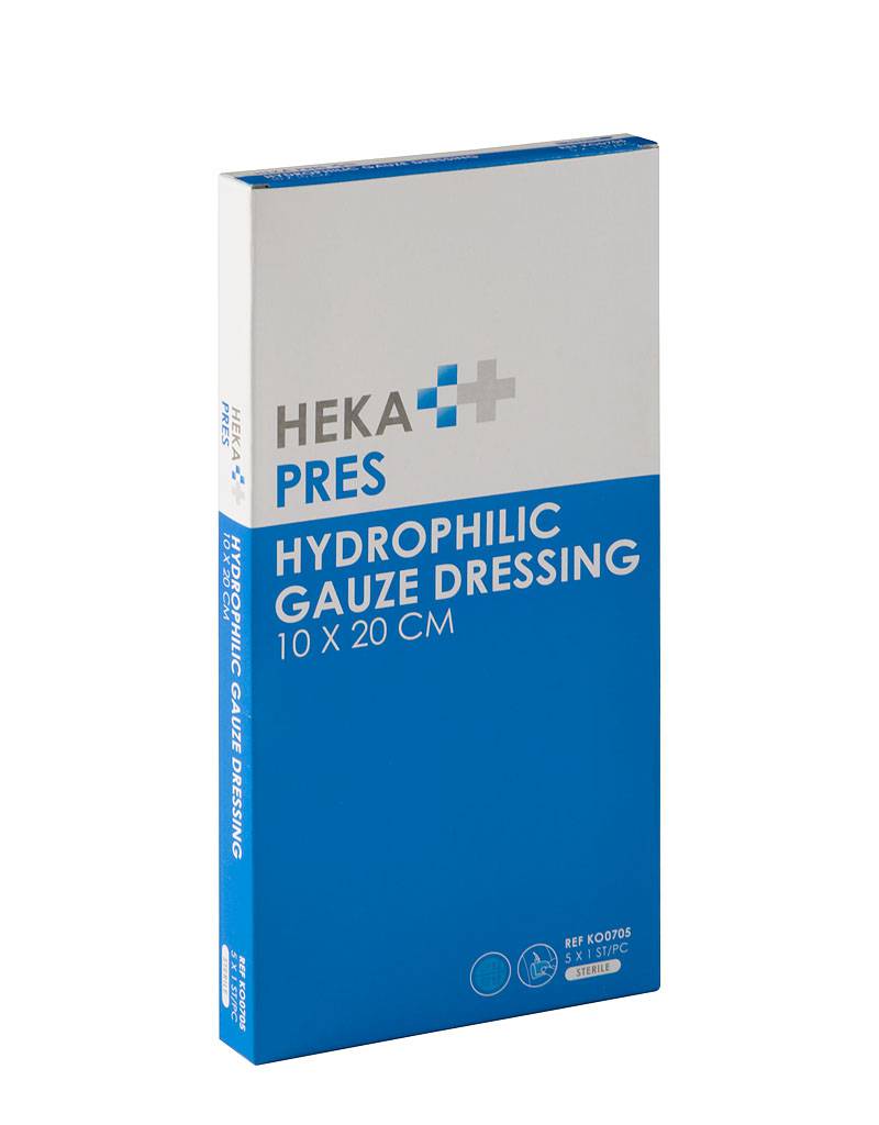 Hekapres Hydrofiel Gaas Kompres 10x20cm 12 lagen