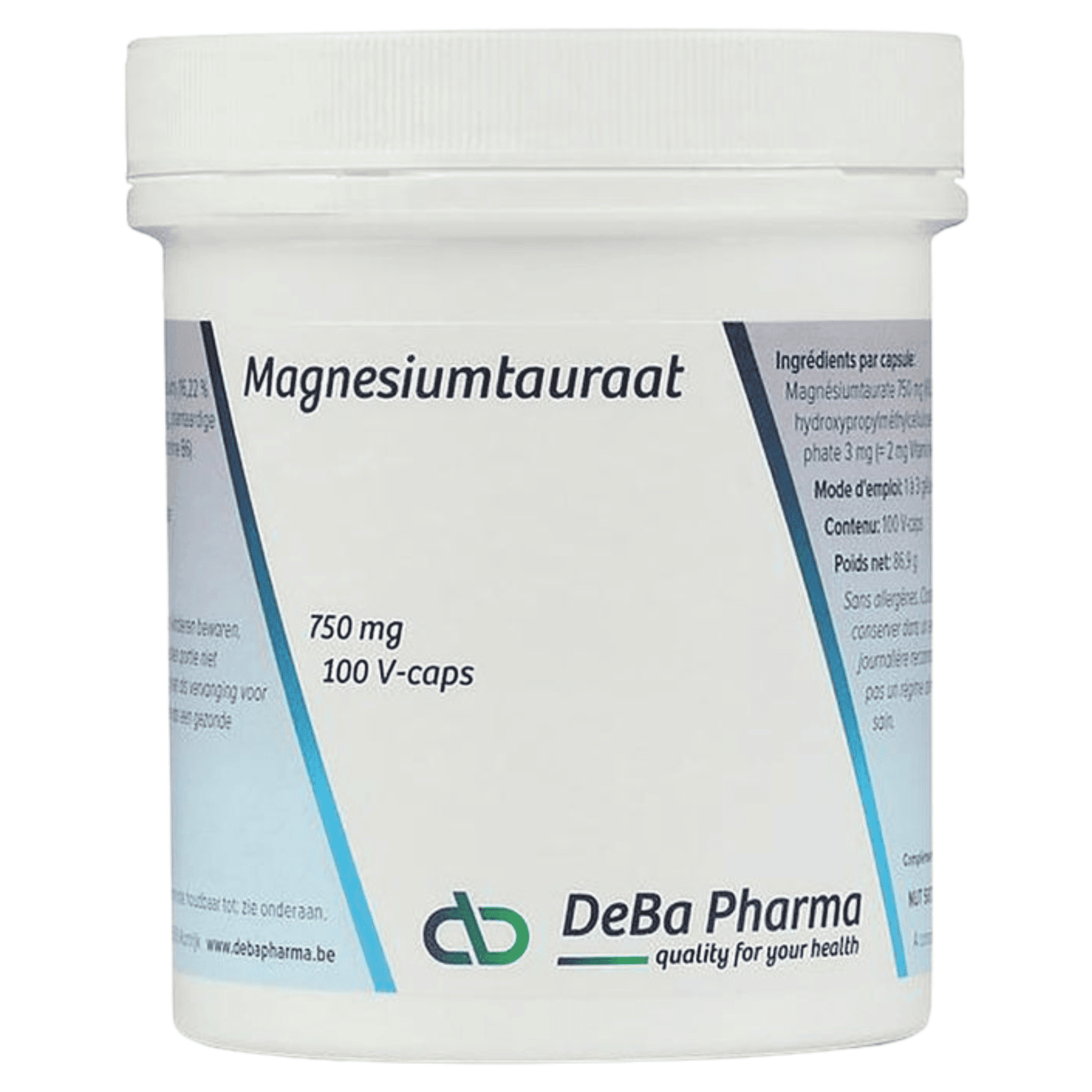 Deba Taurate de Magnesium 750 mg Deba Taurate de Magnesium 750 mg
