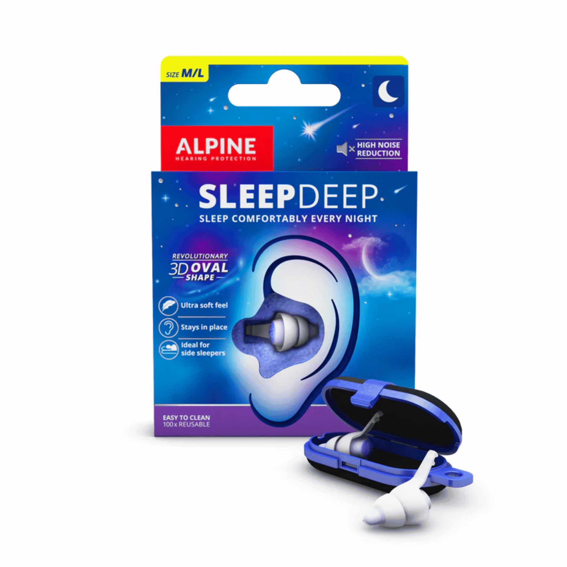 Alpine SleepDeep Oordoppen M/L Alpine SleepDeep Oordoppen M/L