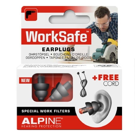 Alpine WorkSafe Oordoppen
