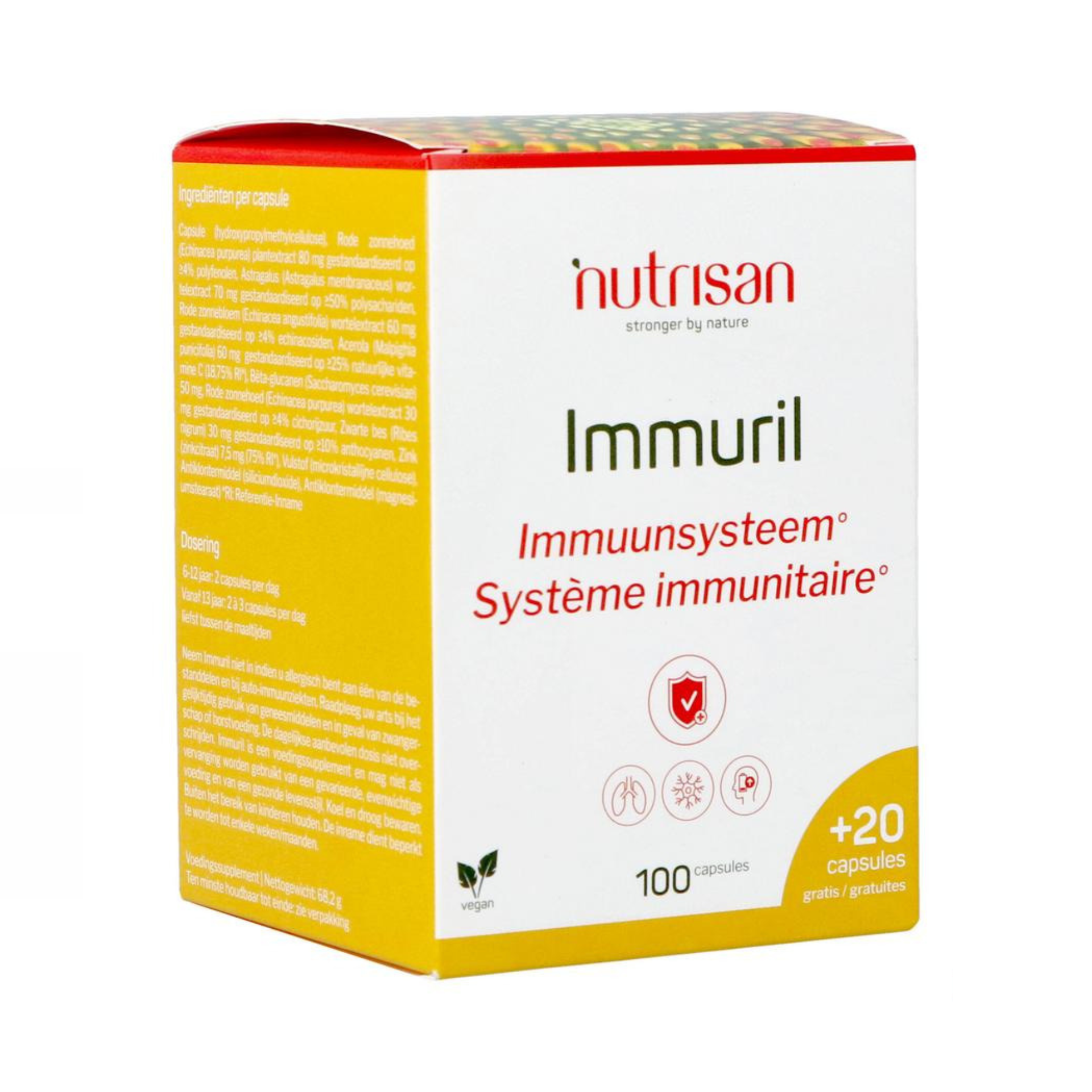 Immuril V-caps 100 + 20 Gratis Nutrisan