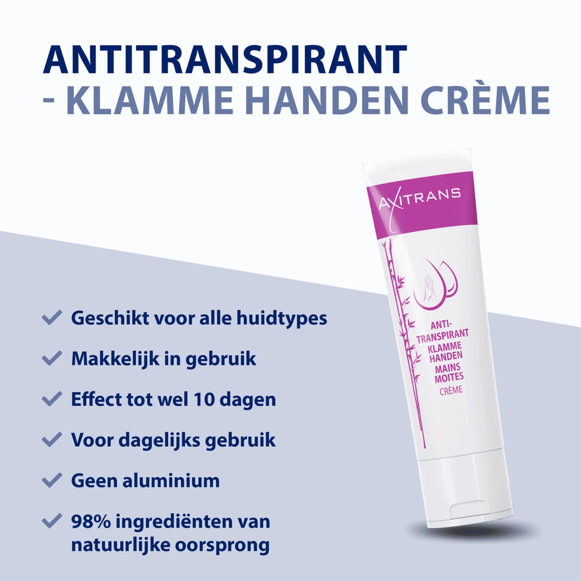 Axitrans Antitranspirant Mains Moites Crème