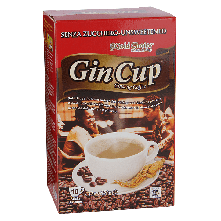 Gold Choice Gin Cup Ginseng Coffee Ongezoet Gold Choice Gin Cup Ginseng Coffee Ongezoet