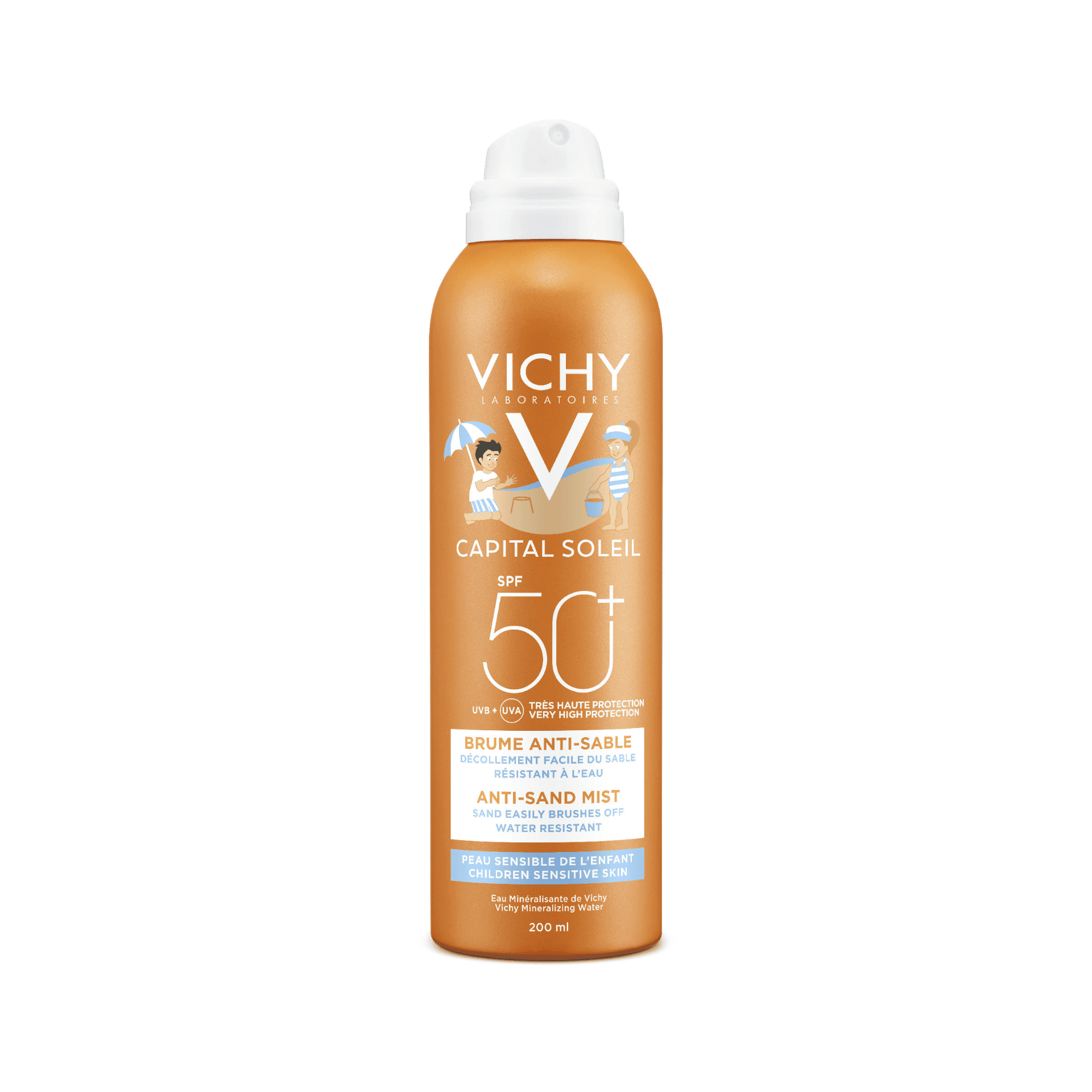 Vichy Capital Soleil Brume Anti-Sable pour Enfants SPF50+