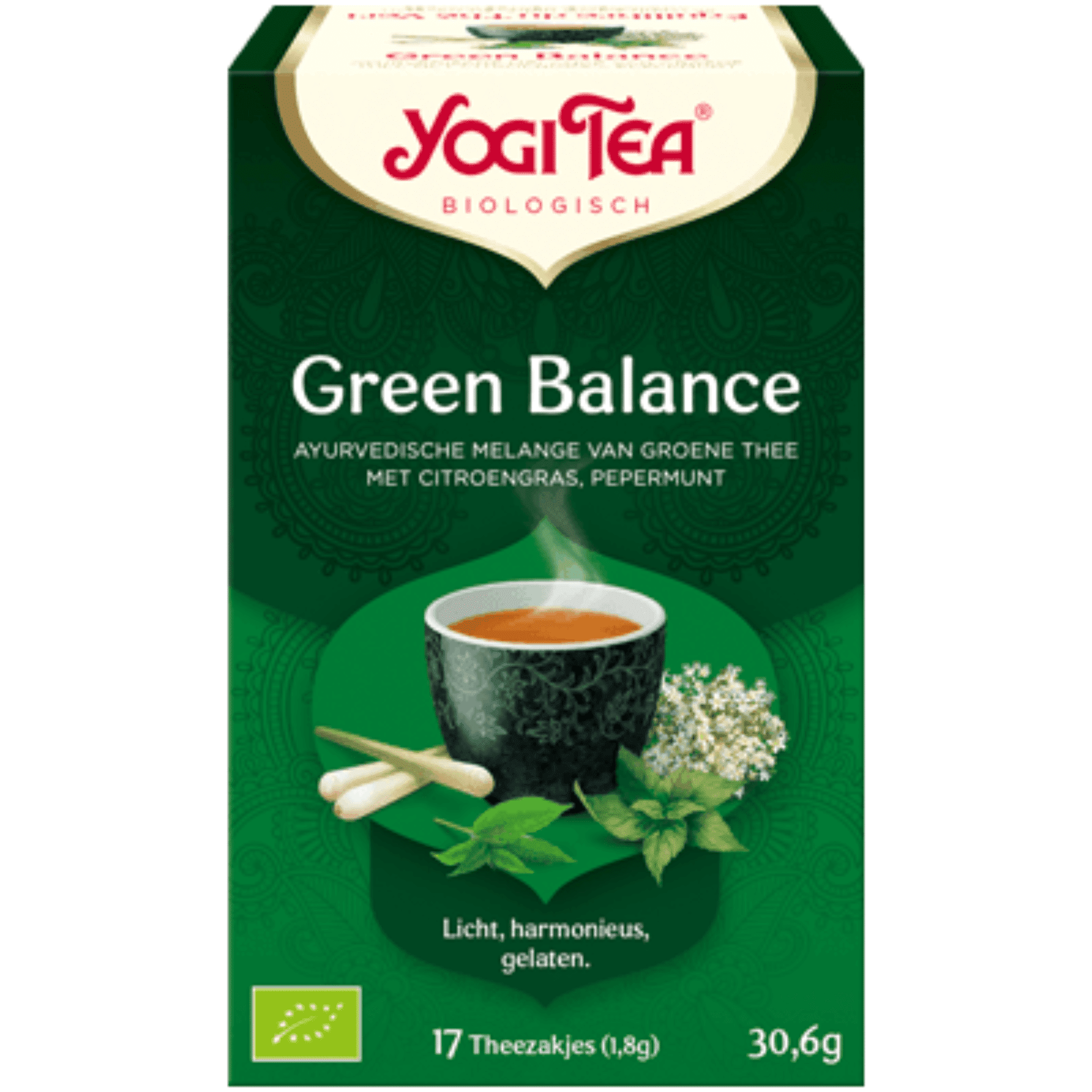 Yogi Tea Thé Équilibre Vert 17 sachets