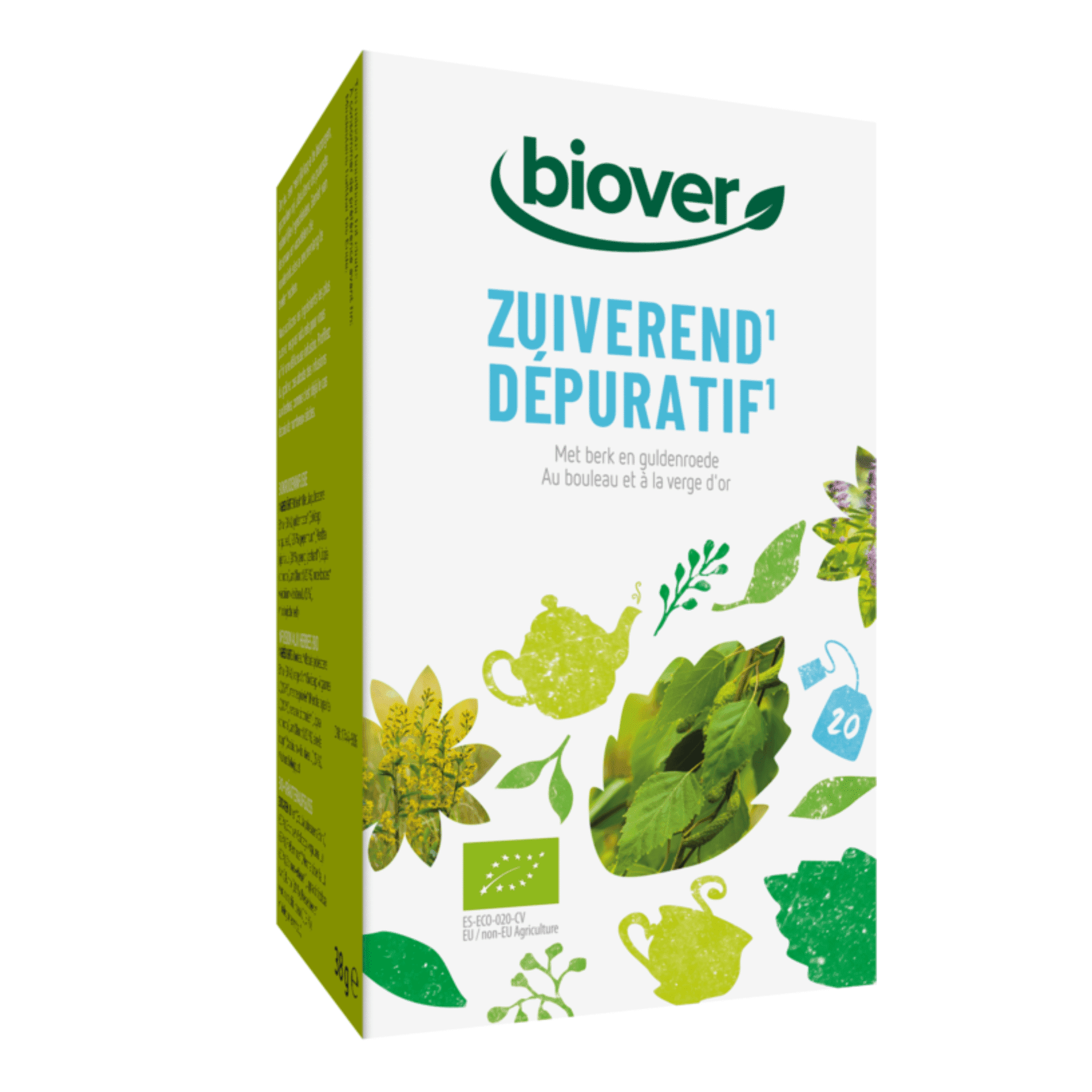 Biover Infusettes de Plantes Depuratif Bio Biover Infusettes de Plantes Depuratif Bio
